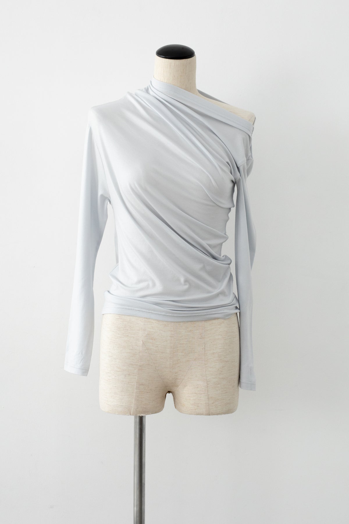 【展示会/後】Eucalyptus Jersey Drape Top (ls72652T) ¥24,200-