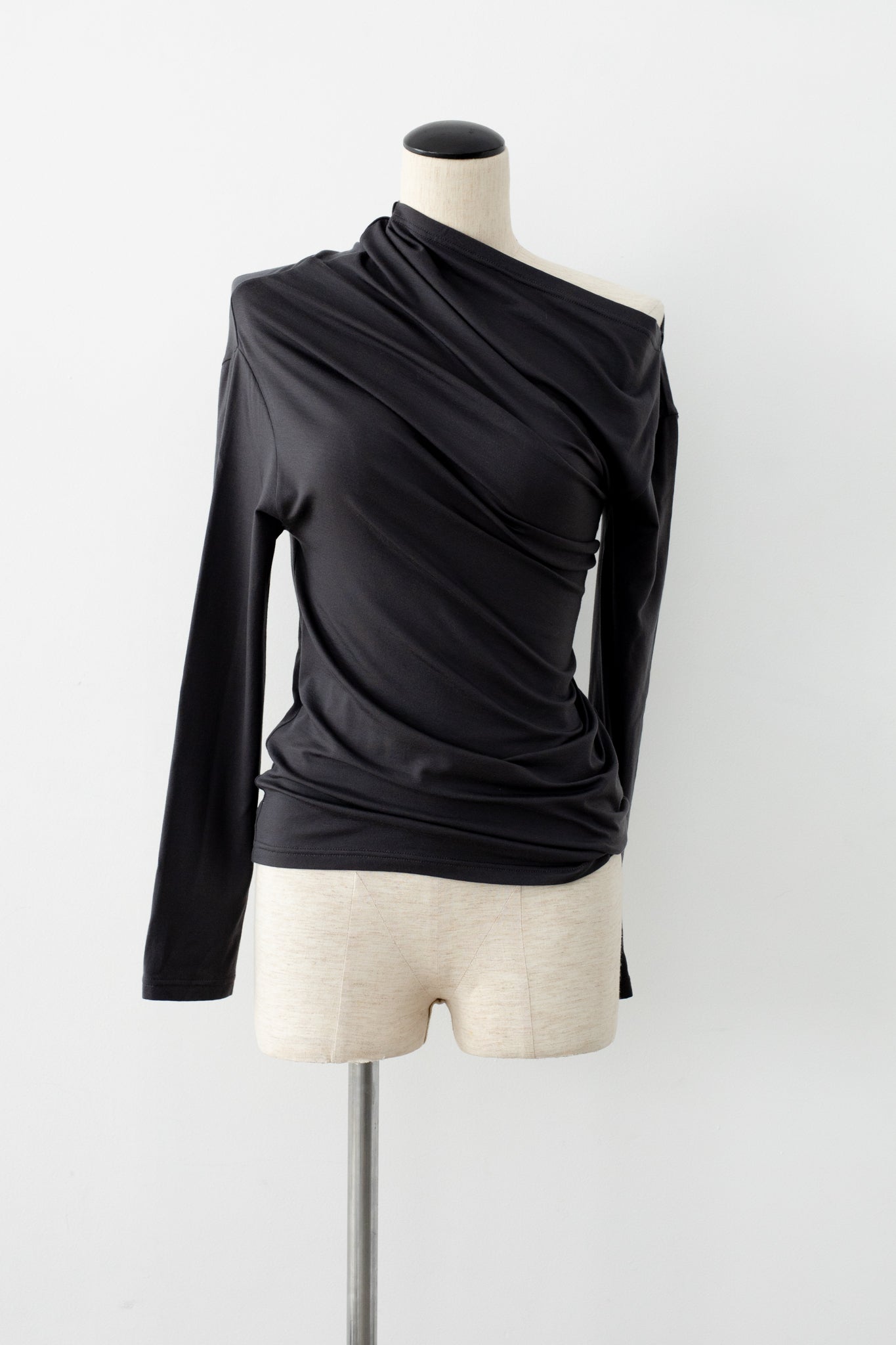 【展示会/後】Eucalyptus Jersey Drape Top (ls72652T) ¥24,200-