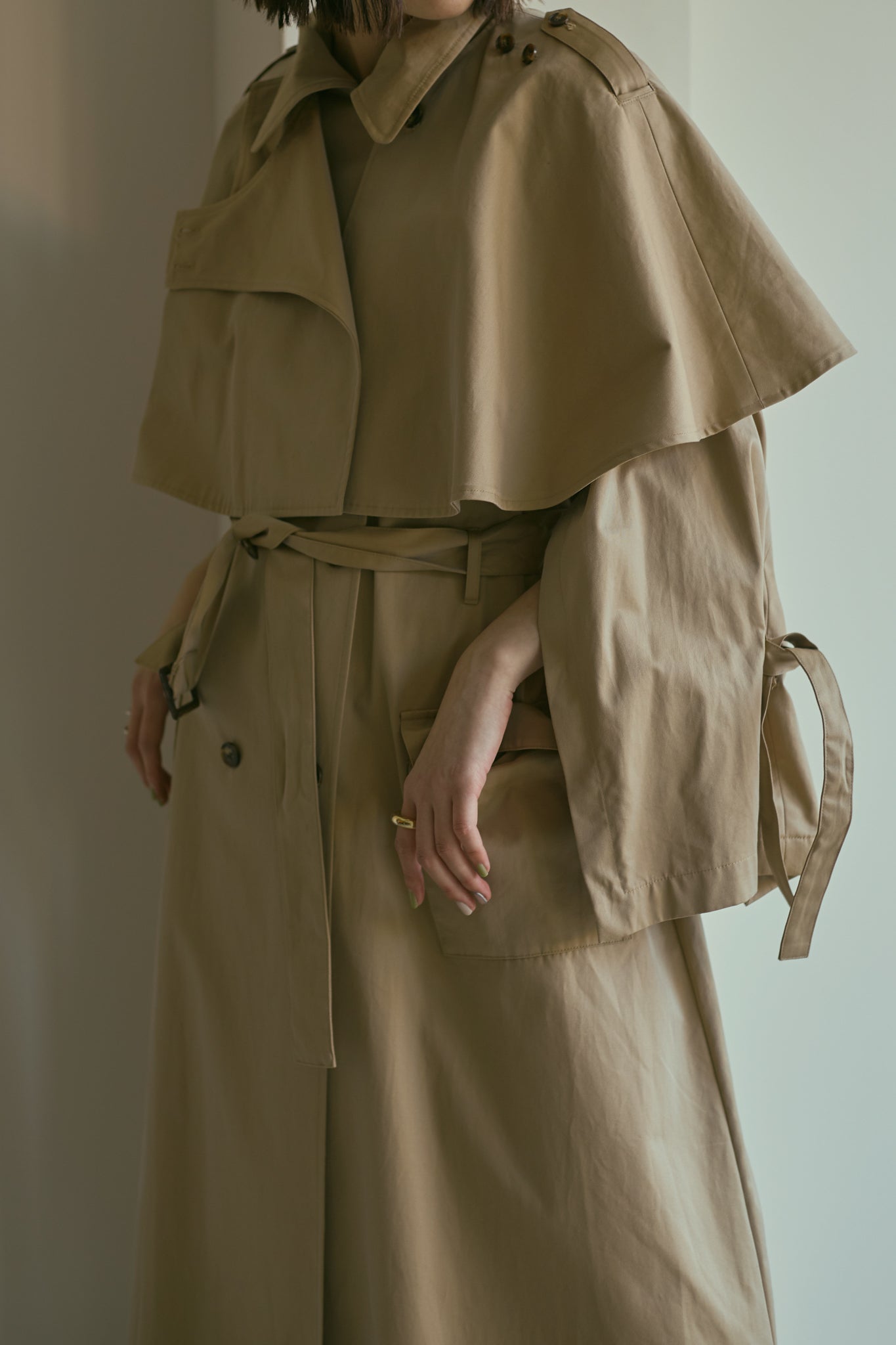 Mantle Trench Coat（ls117J）