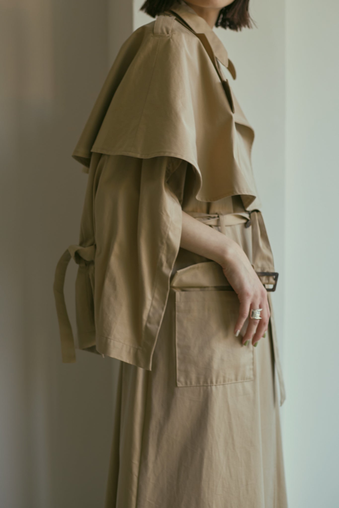 Mantle Trench Coat（ls117J）