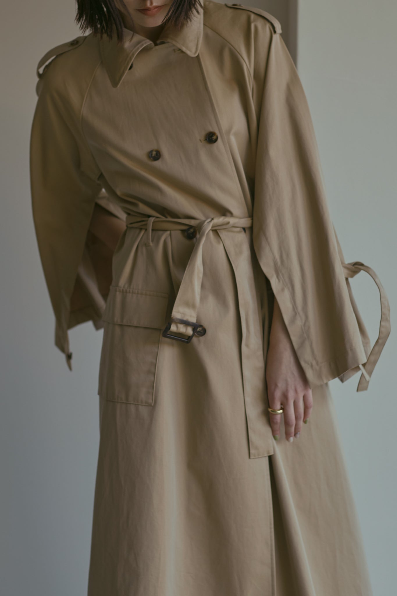 Mantle Trench Coat（ls117J）