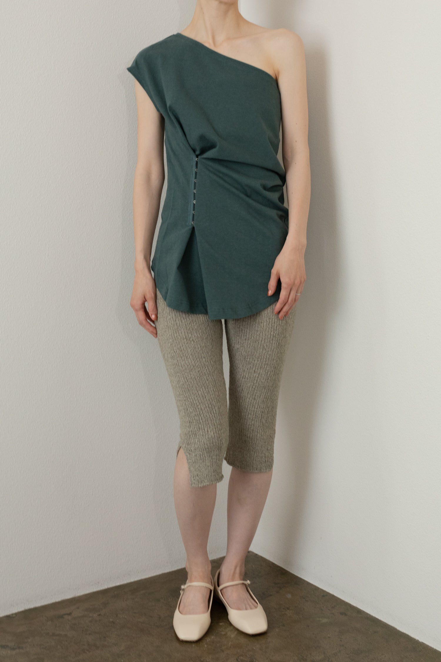 One Shoulder  Sleeveless Tops（ls102T）
