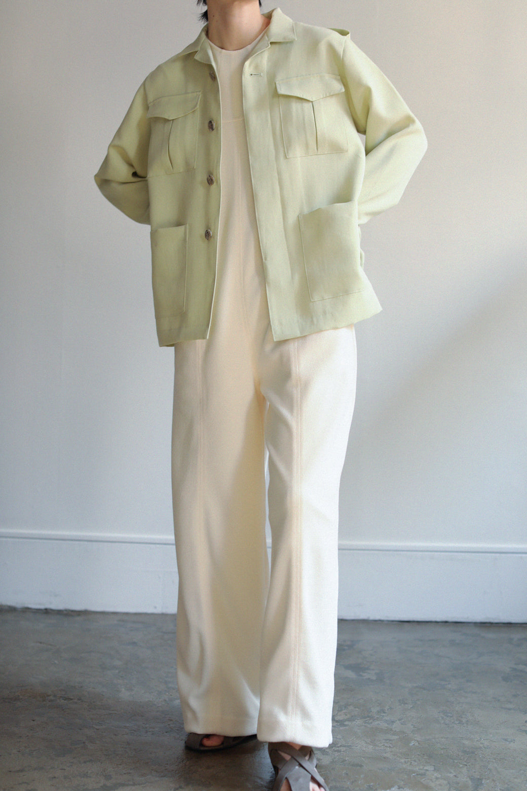 4pocket Safari Jacket（ls21288J）