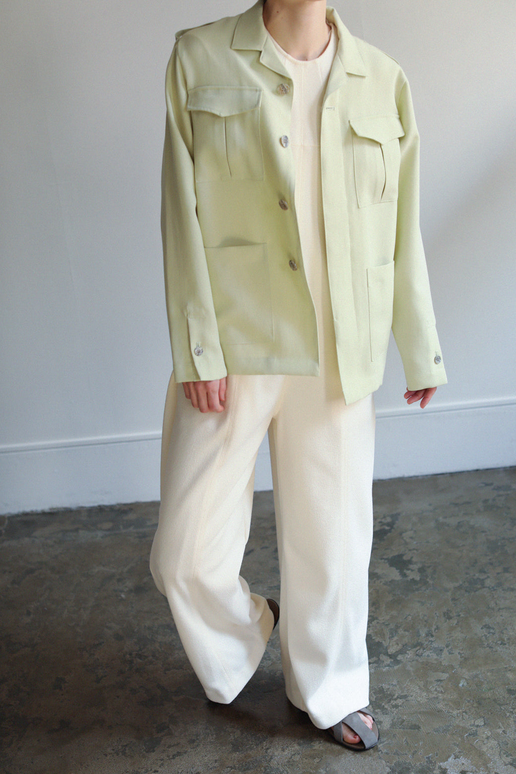 4pocket Safari Jacket（ls21288J）