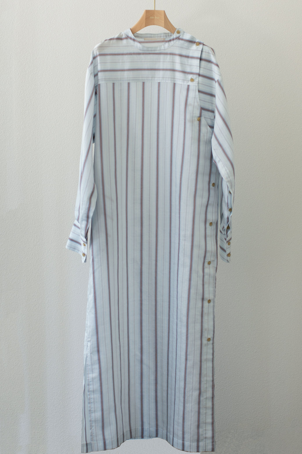 Stripe Epee Shirt Long Dress（ls24342D）