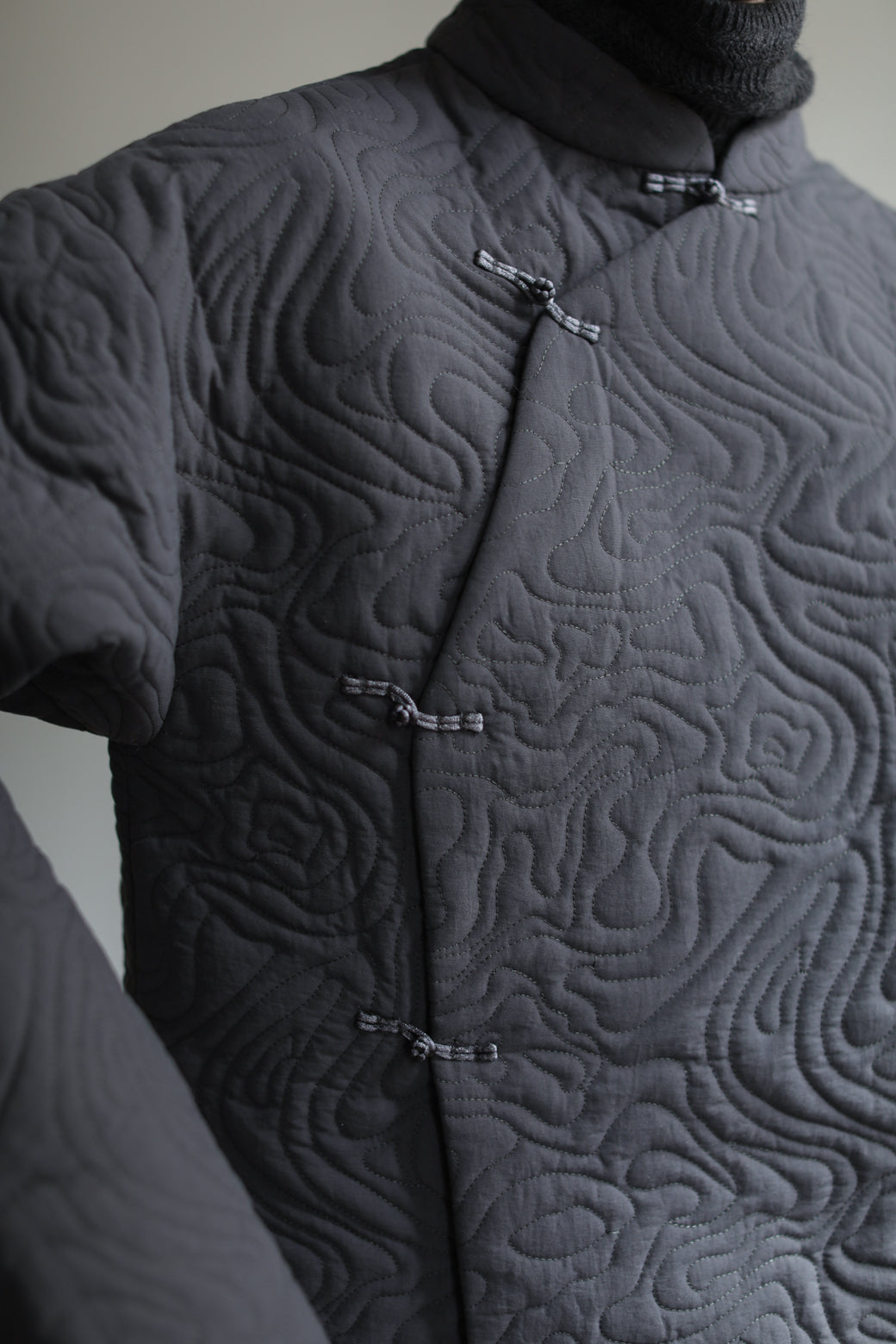 Contour Map Quilt China Jacket（ls14262J）