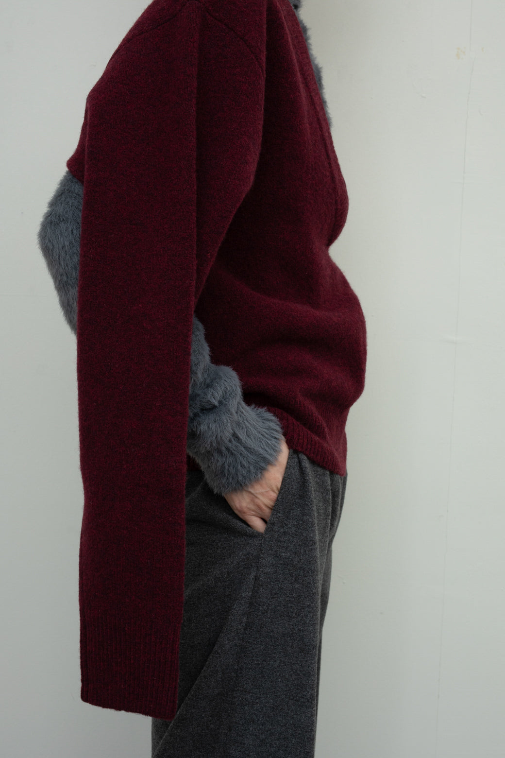 Yak Vneck Sweater（ls149K）