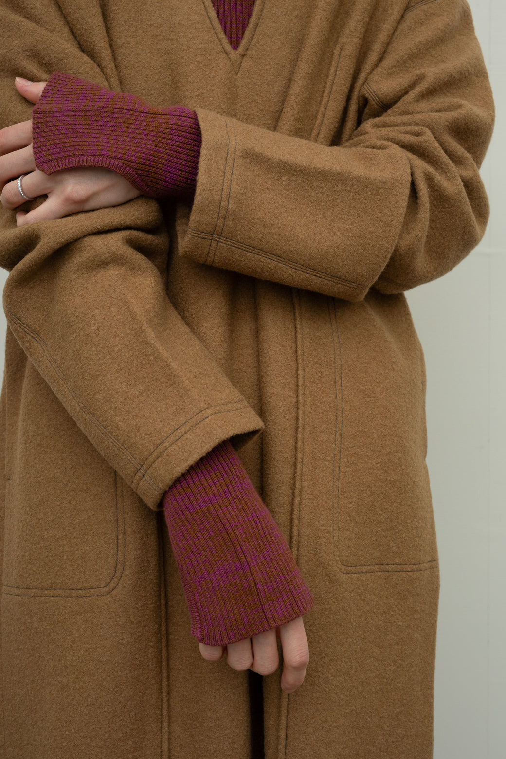 Wool Jersey Sailor Dress（ls199D）