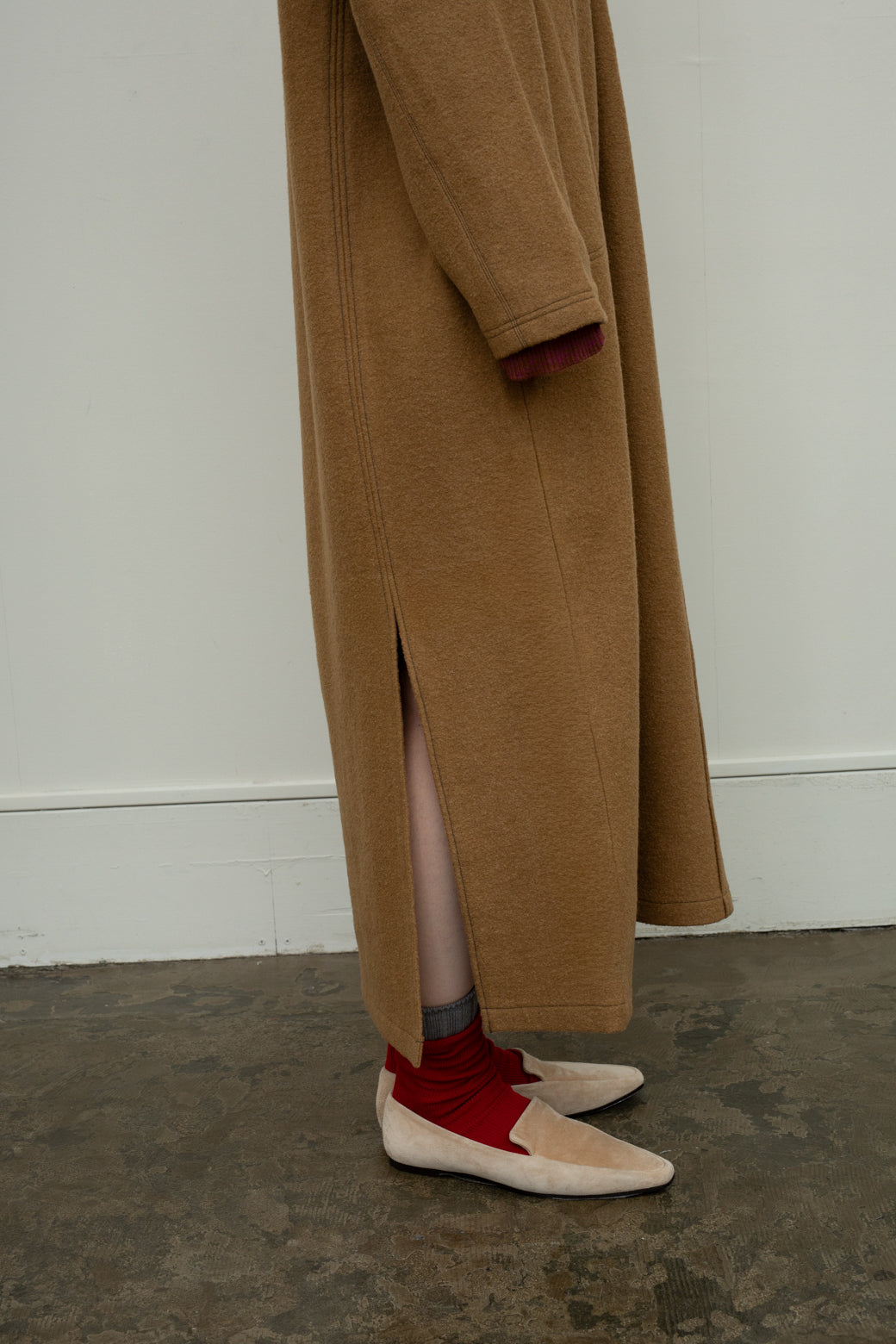 Wool Jersey Sailor Dress（ls199D）