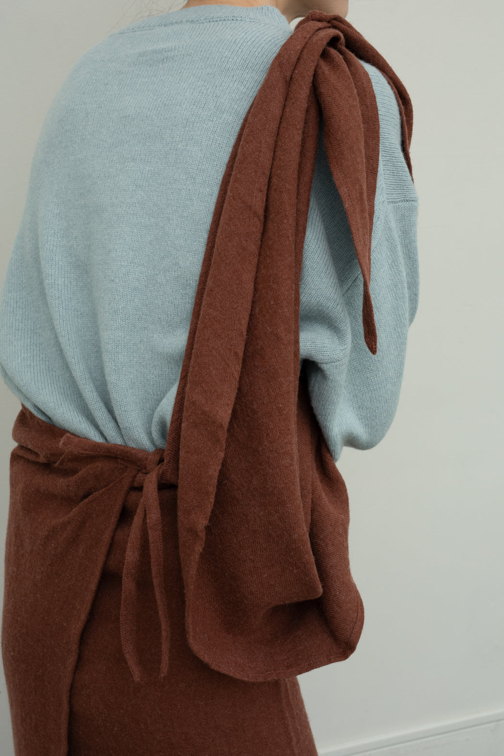 2way Linen Wool Knot Skirt（ls143S）