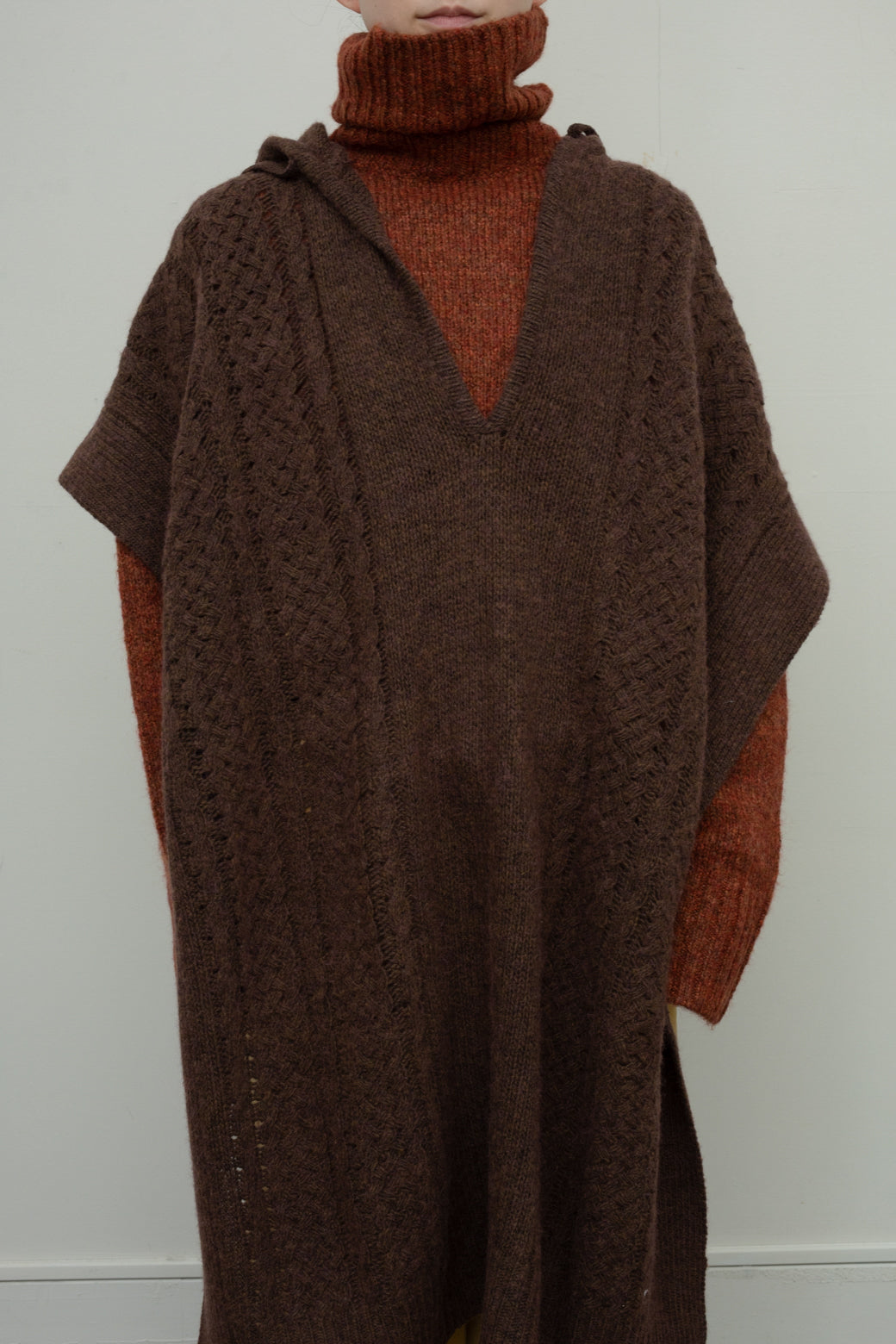 Mohair Mix Turtleneck Sweater（ls144K）