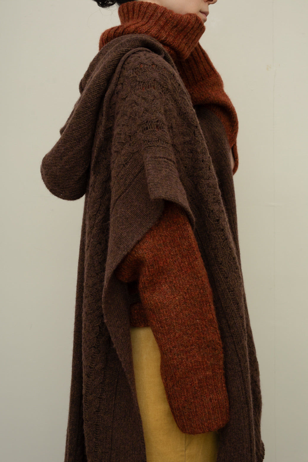 Mohair Mix Turtleneck Sweater（ls144K）