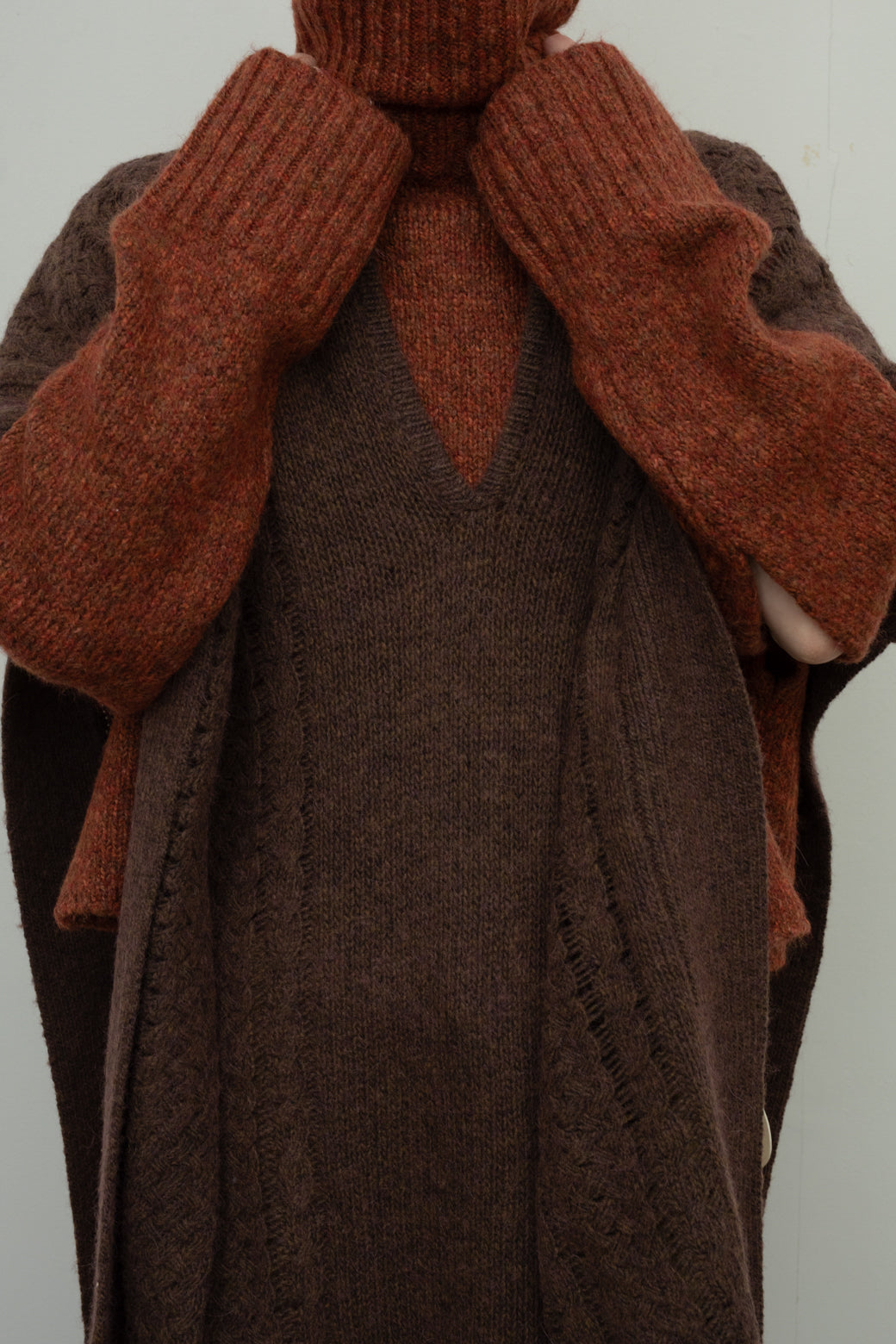 Mohair Mix Turtleneck Sweater（ls144K）