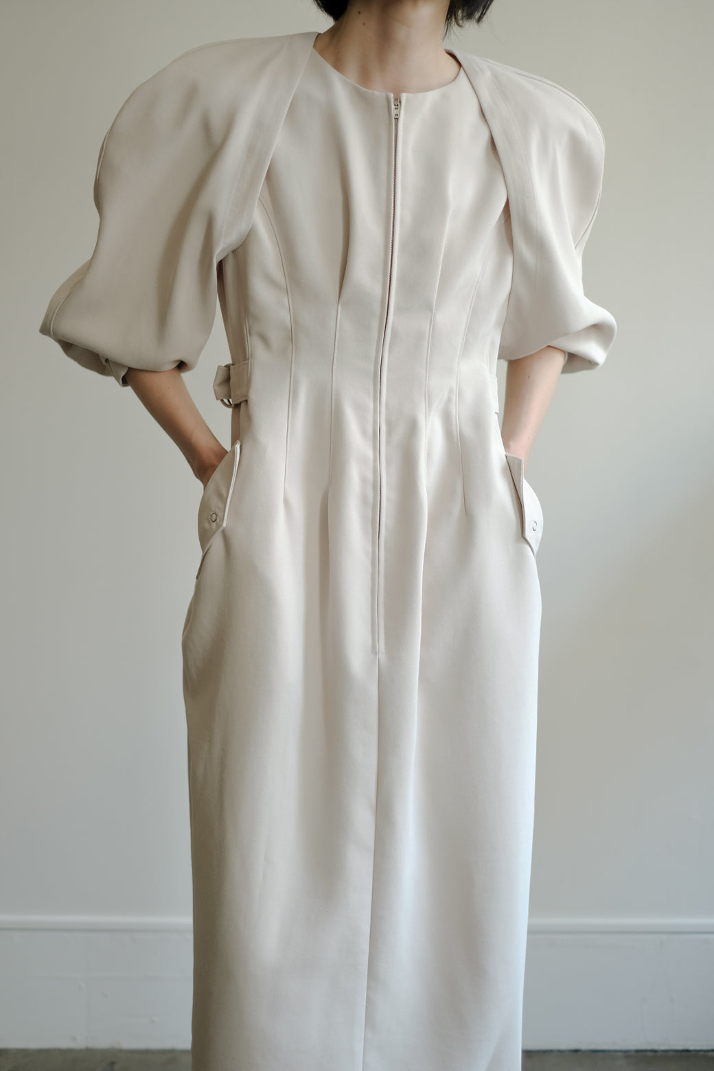 Back Satin Corset Dress&Bolero (ls24301D)