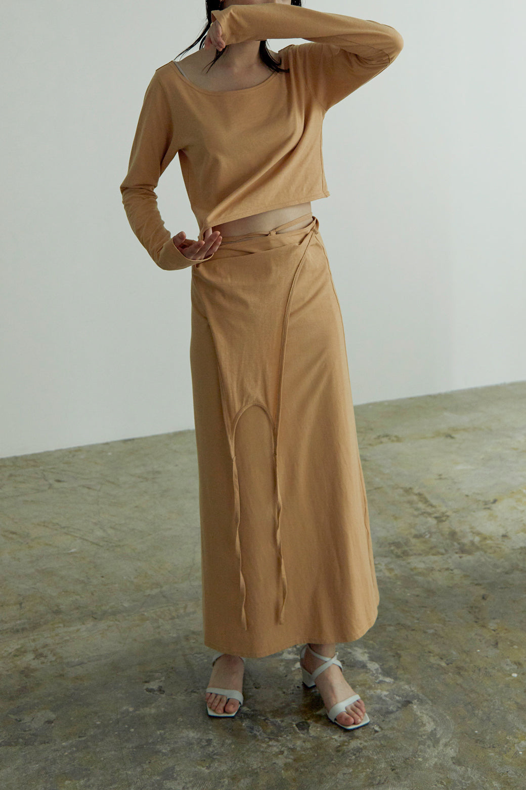 Layered Wrap Dress（ls121D）