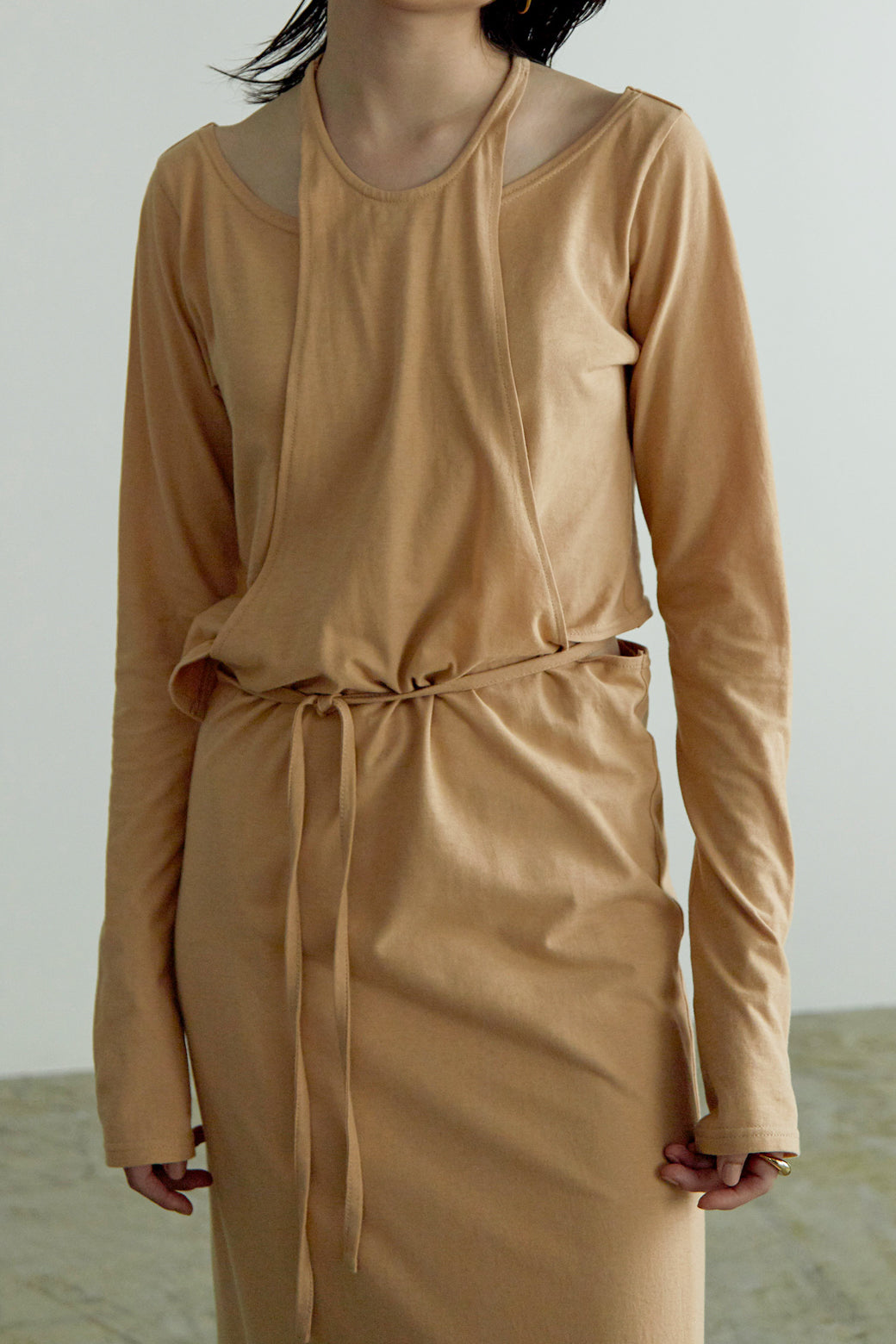 Layered Wrap Dress（ls121D）