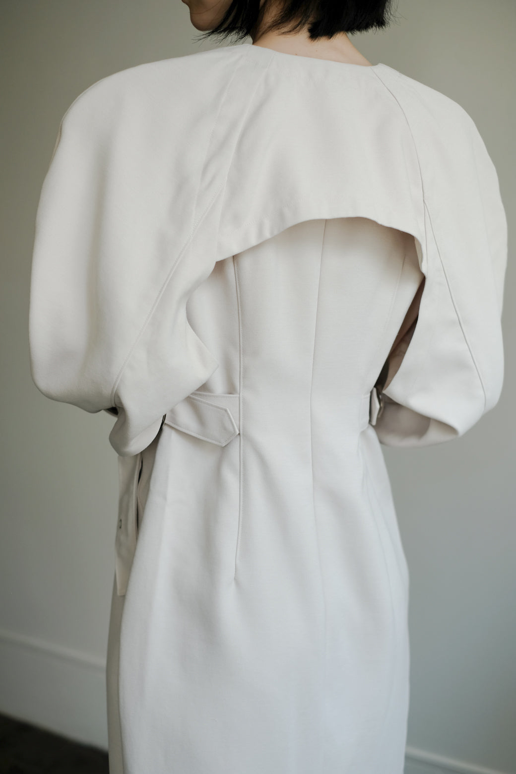 Back Satin Corset Dress&Bolero (ls24301D)