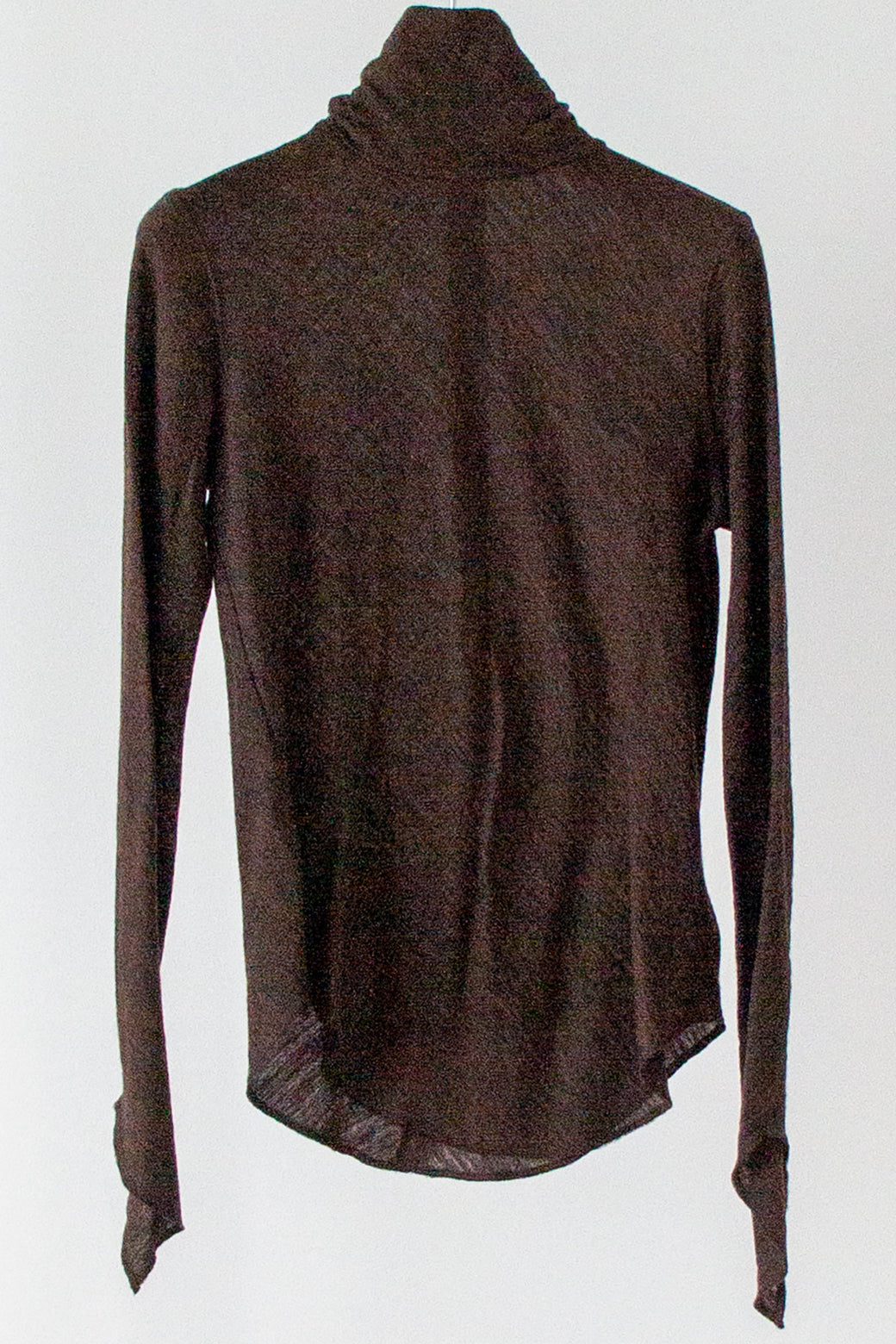 Wool Cut Hi-neck Tops（ls129T）