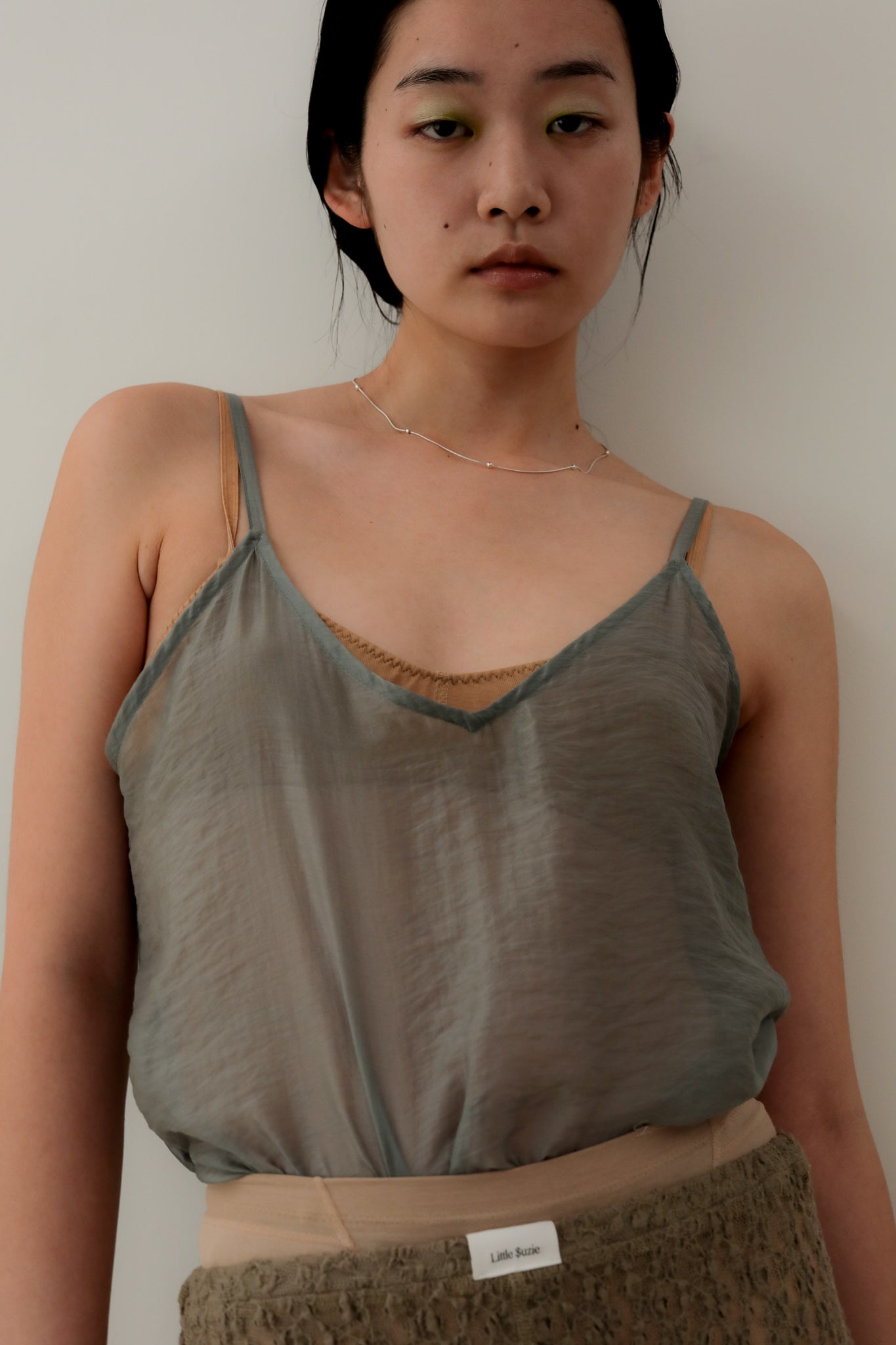 Sheer Wrinkle Cami Top（ls42497T）