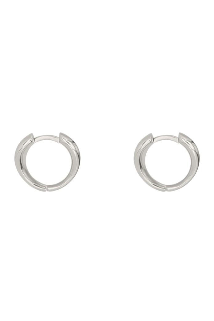 【Sapir Bachar】BOA HOOPS / Silver（SB001-00128）