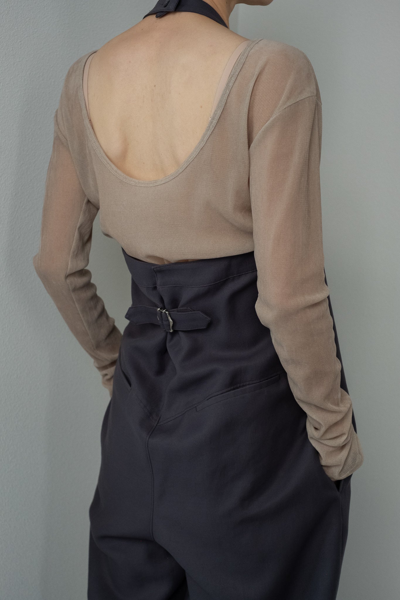 Wide Slacks Jumpsuit（ls34411P）