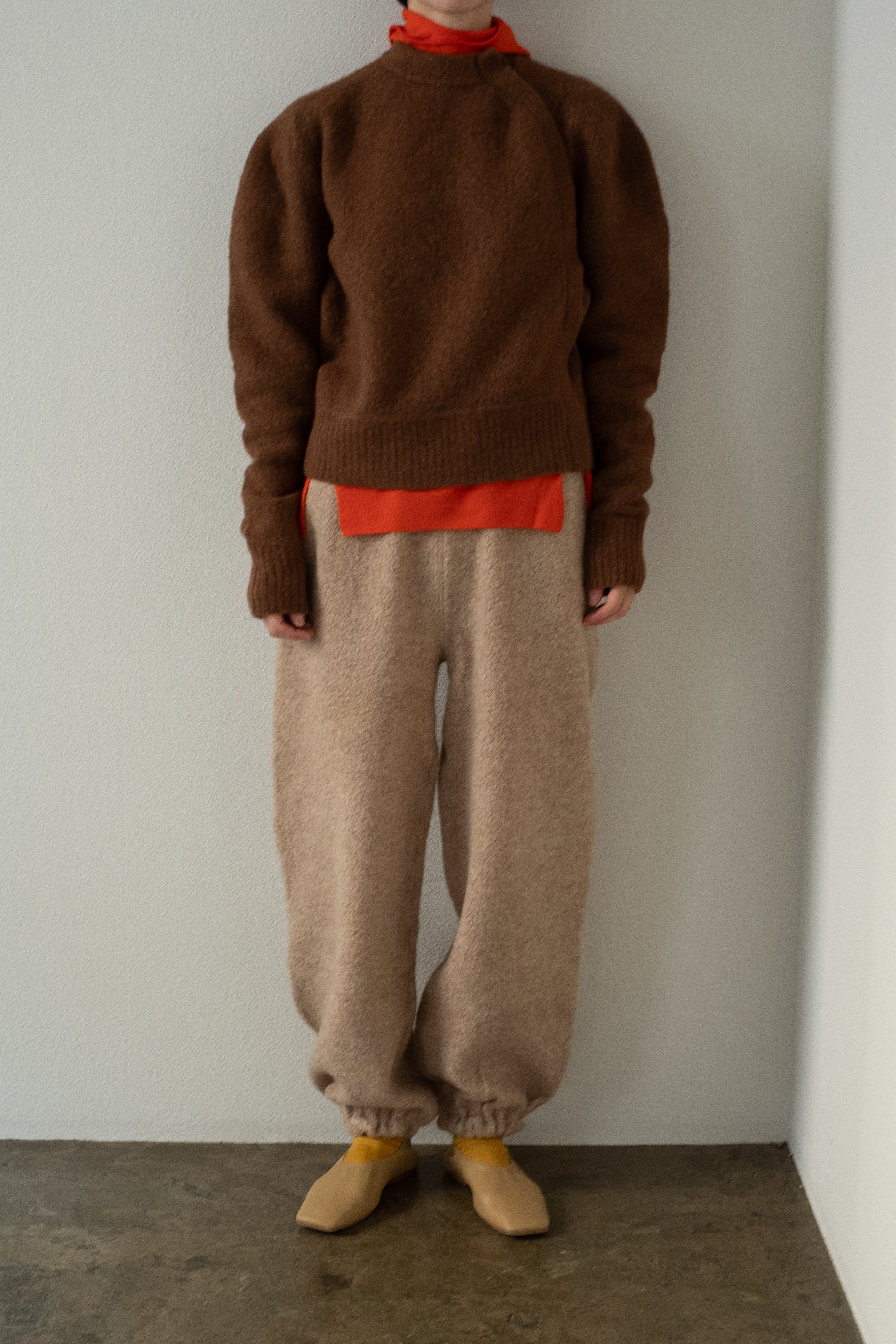 Wool Angola Pile Pajama Pants (ls44462P)
