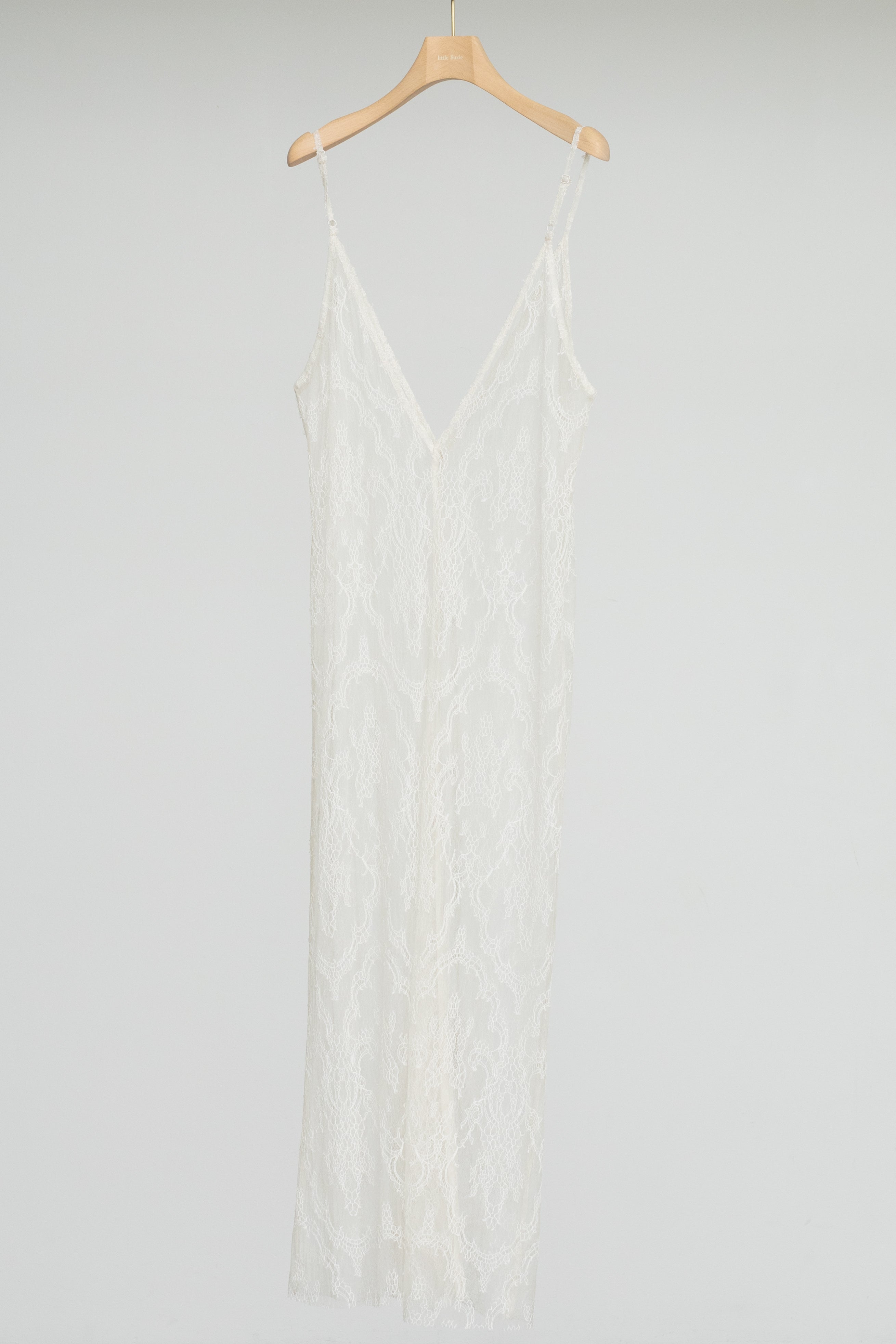 【展示会/後】Lace Camisole Slit Dress (ls54541D) ¥40,700