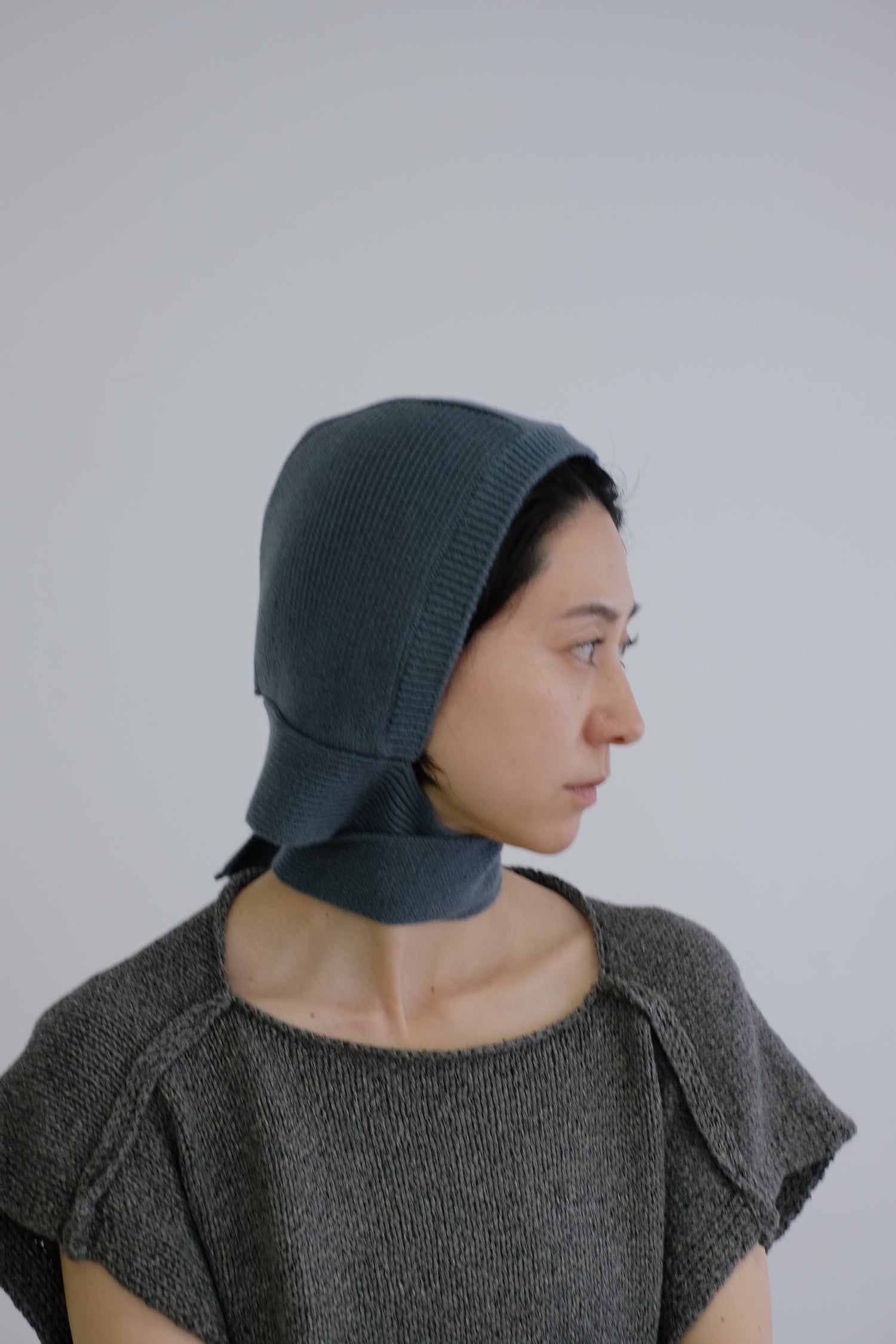 【展示会/後】Extra Fine Merino Wool Bonnet (ls54559A) ¥22,000