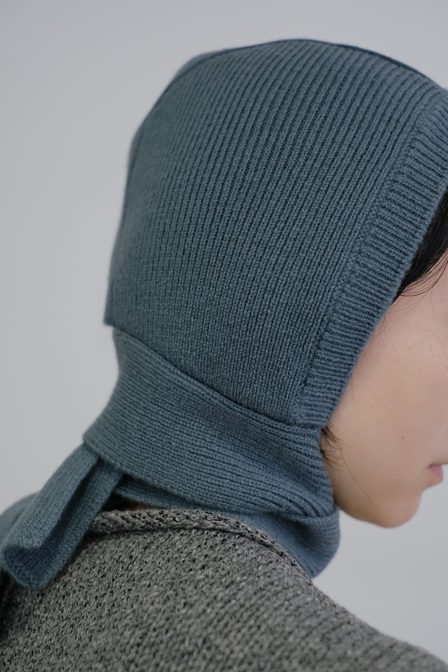 【展示会/後】Extra Fine Merino Wool Bonnet (ls54559A) ¥22,000