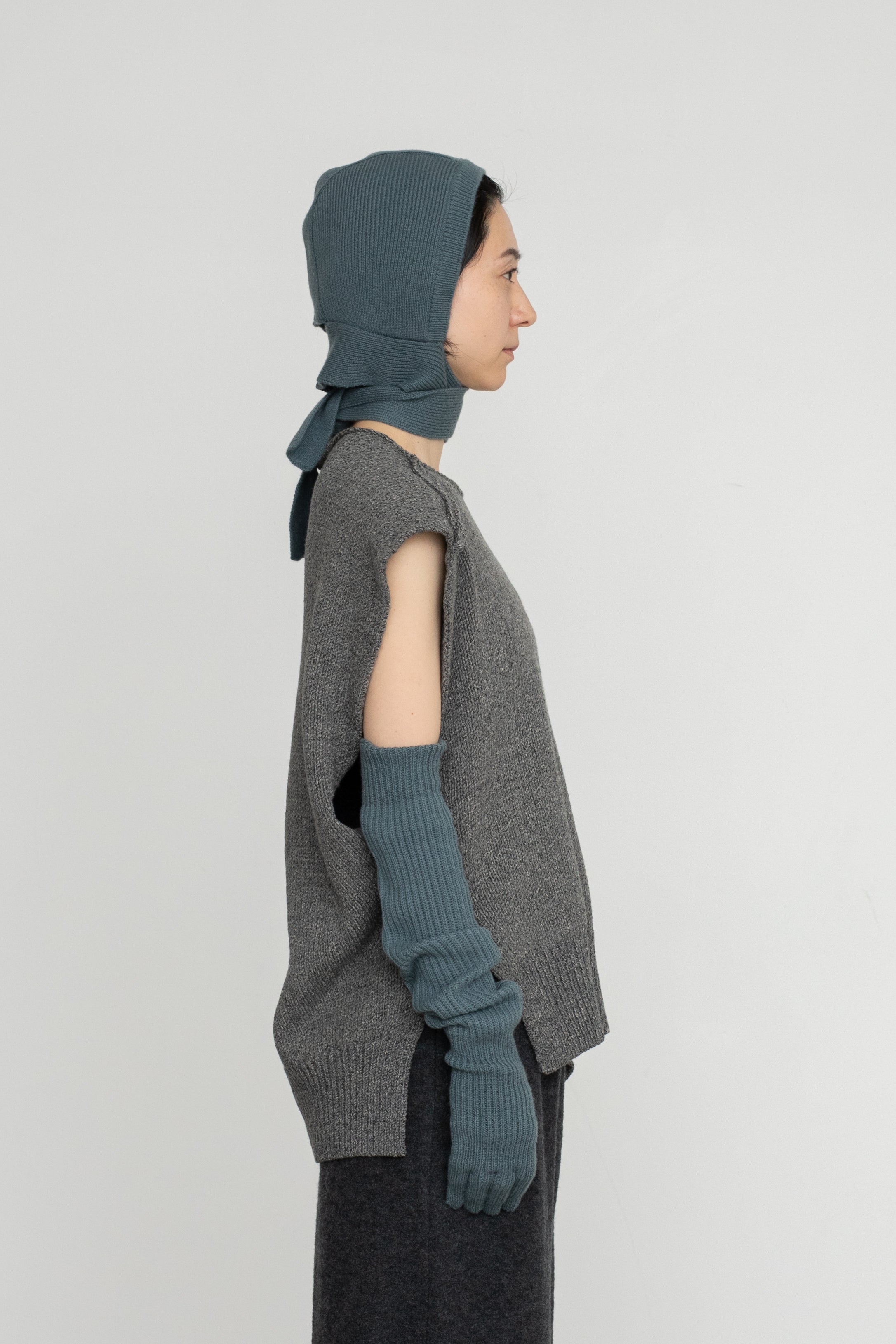 【展示会/後】Extra Fine Merino Wool Bonnet (ls54559A) ¥22,000