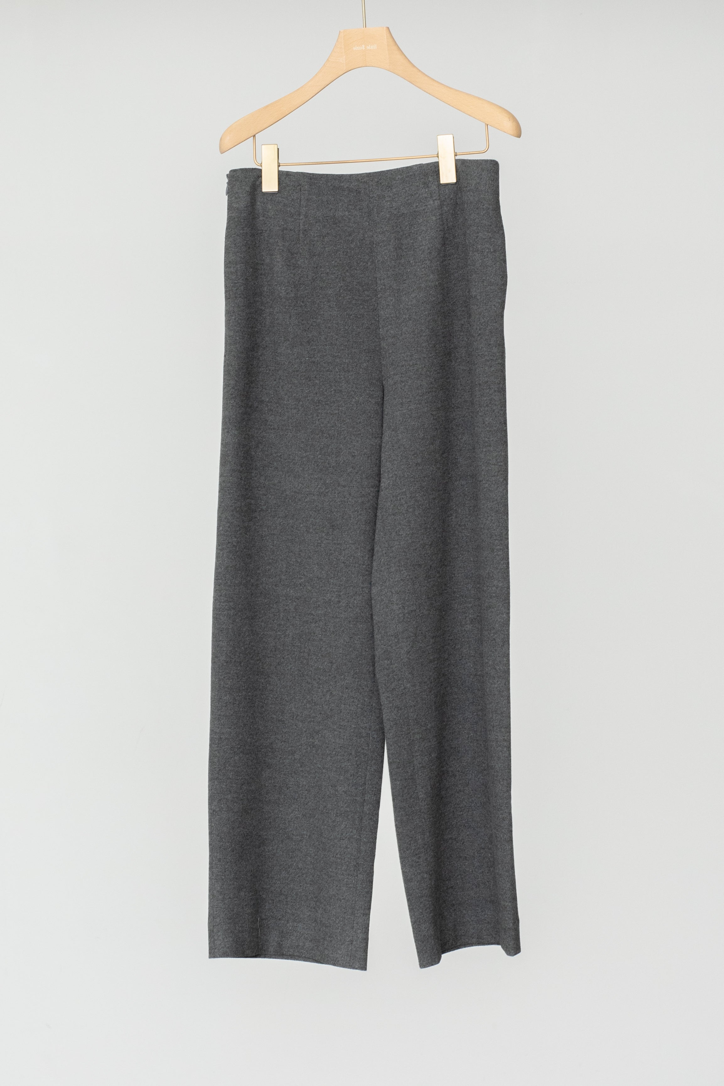 【展示会/後】Velvet Peach TR Wide Straight Trousers (ls54550P) ¥33,000