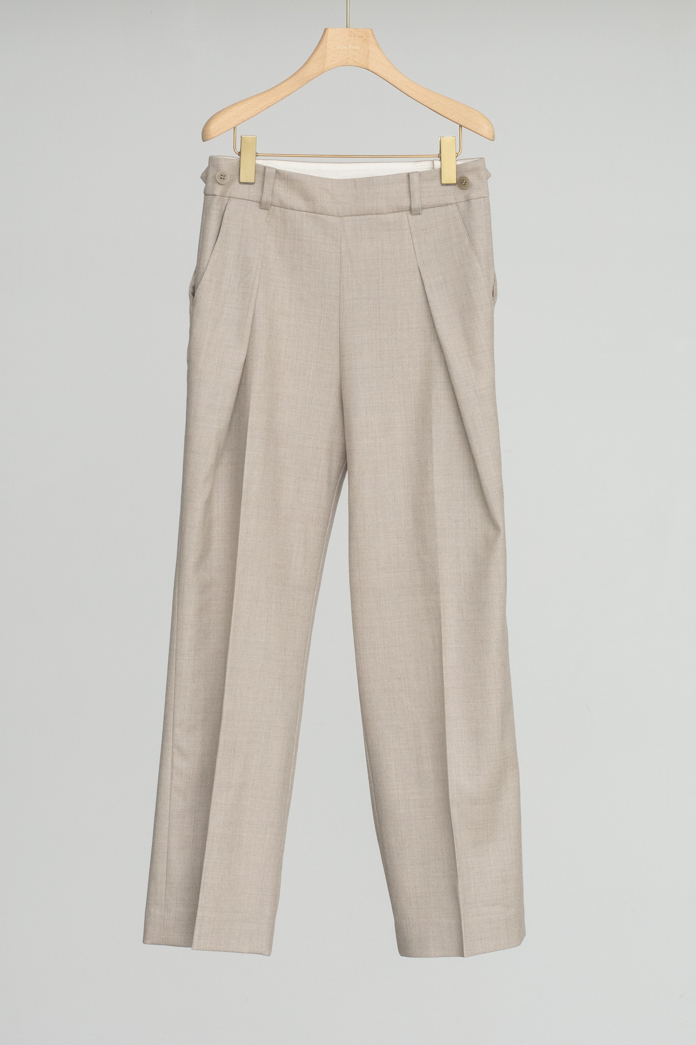 【展示会/後】Soft Wool Side Button Fly Slacks (ls54548P) ¥52,800