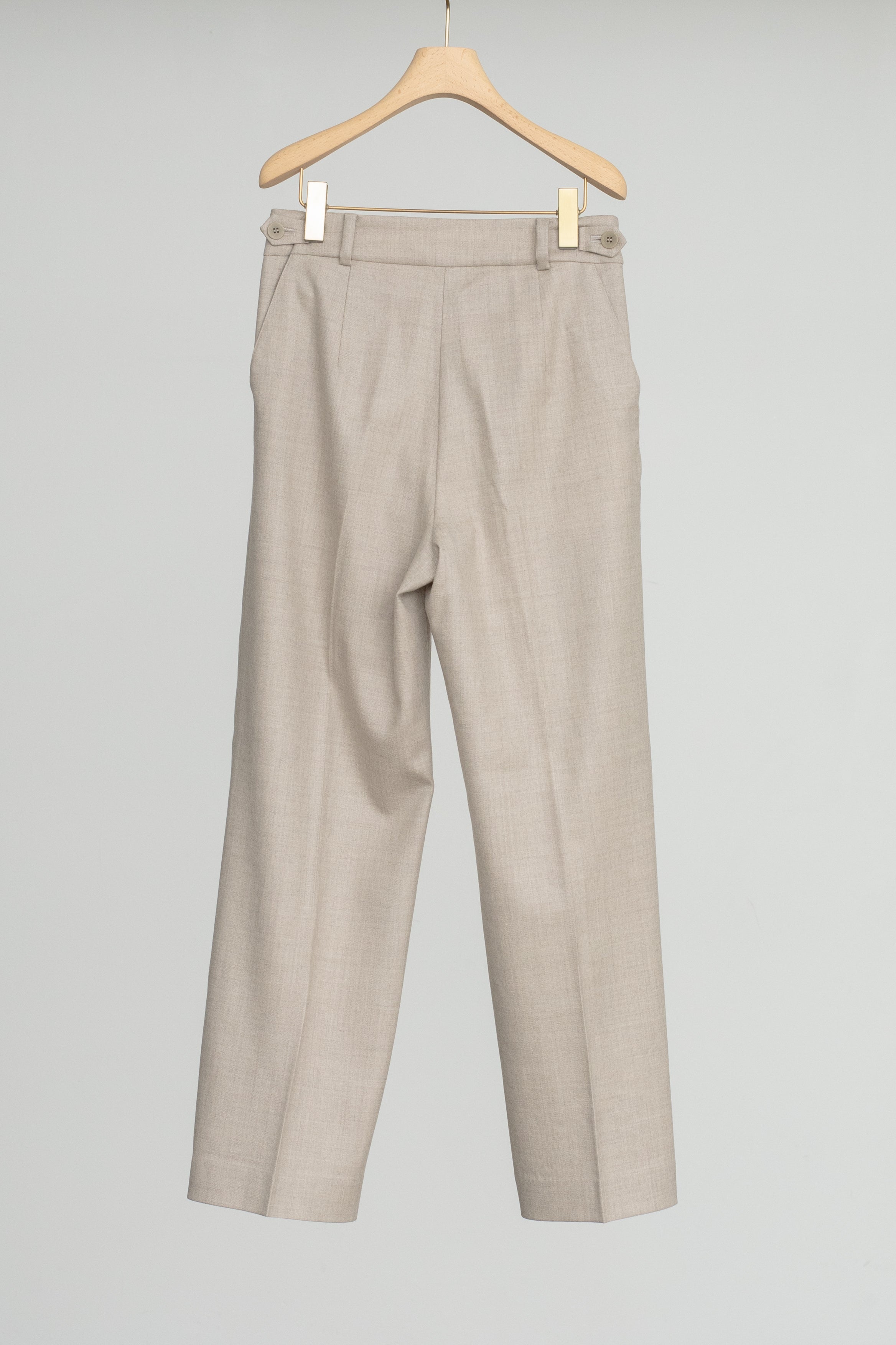 【展示会/後】Soft Wool Side Button Fly Slacks (ls54548P) ¥52,800