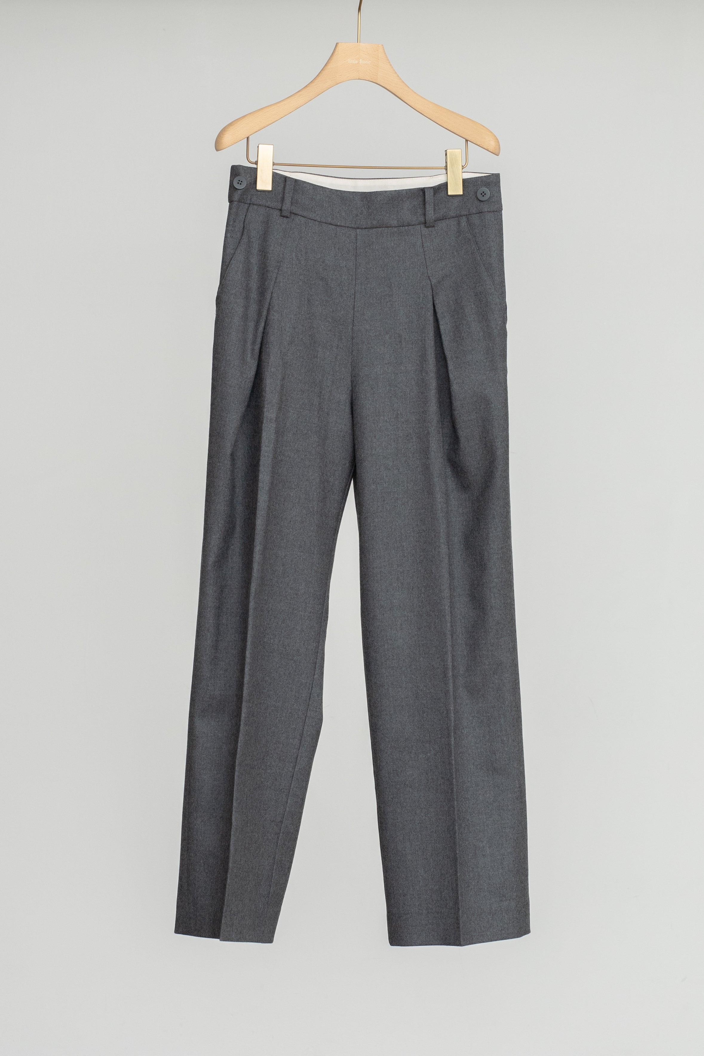 【展示会/後】Soft Wool Side Button Fly Slacks (ls54548P) ¥52,800