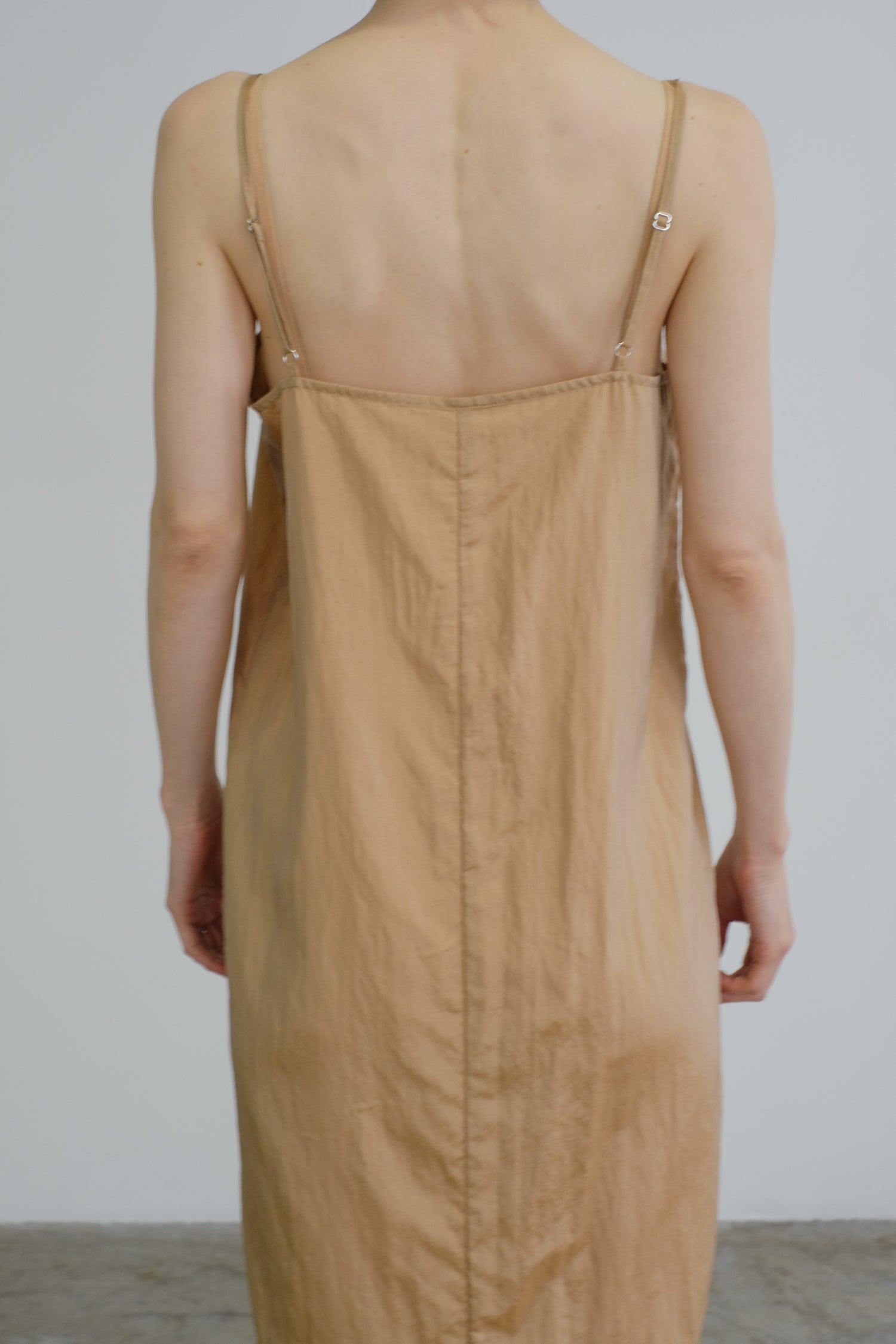 【展示会/後】Nylon Silk Camisole Dress (ls54545D) ¥39,600