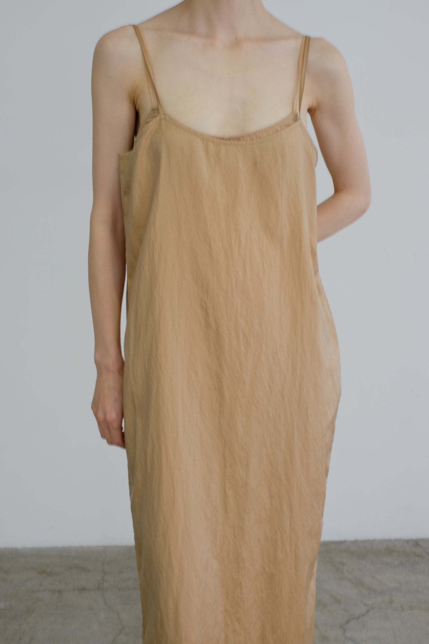 【展示会/後】Nylon Silk Camisole Dress (ls54545D) ¥39,600