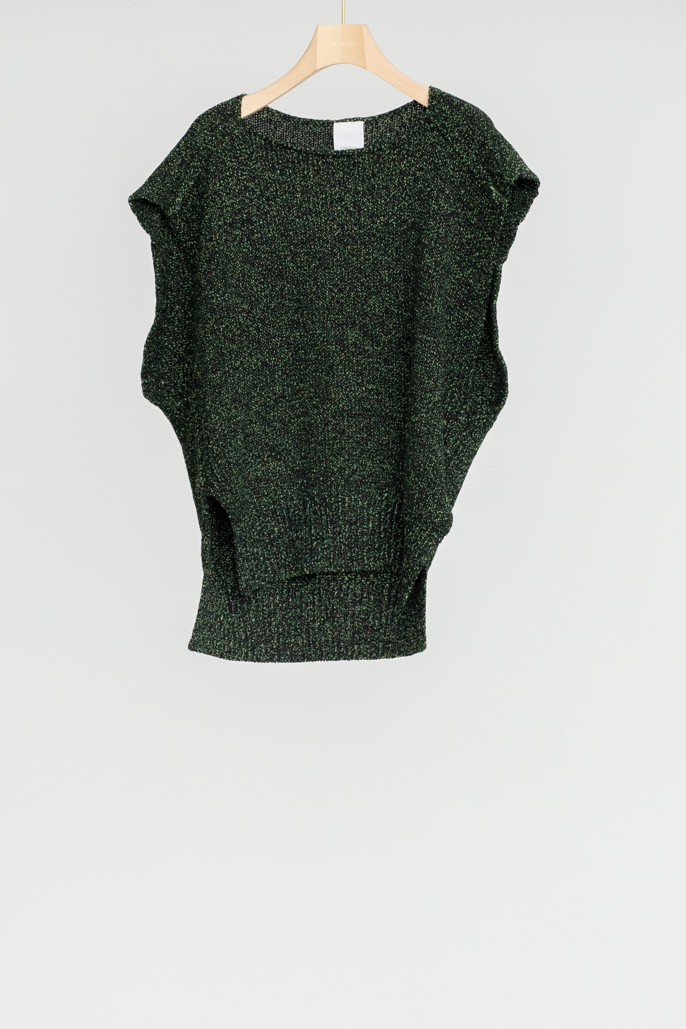 【展示会/後】Wool Cotton Mix Color Knit Vest (ls54557K) ¥37,400