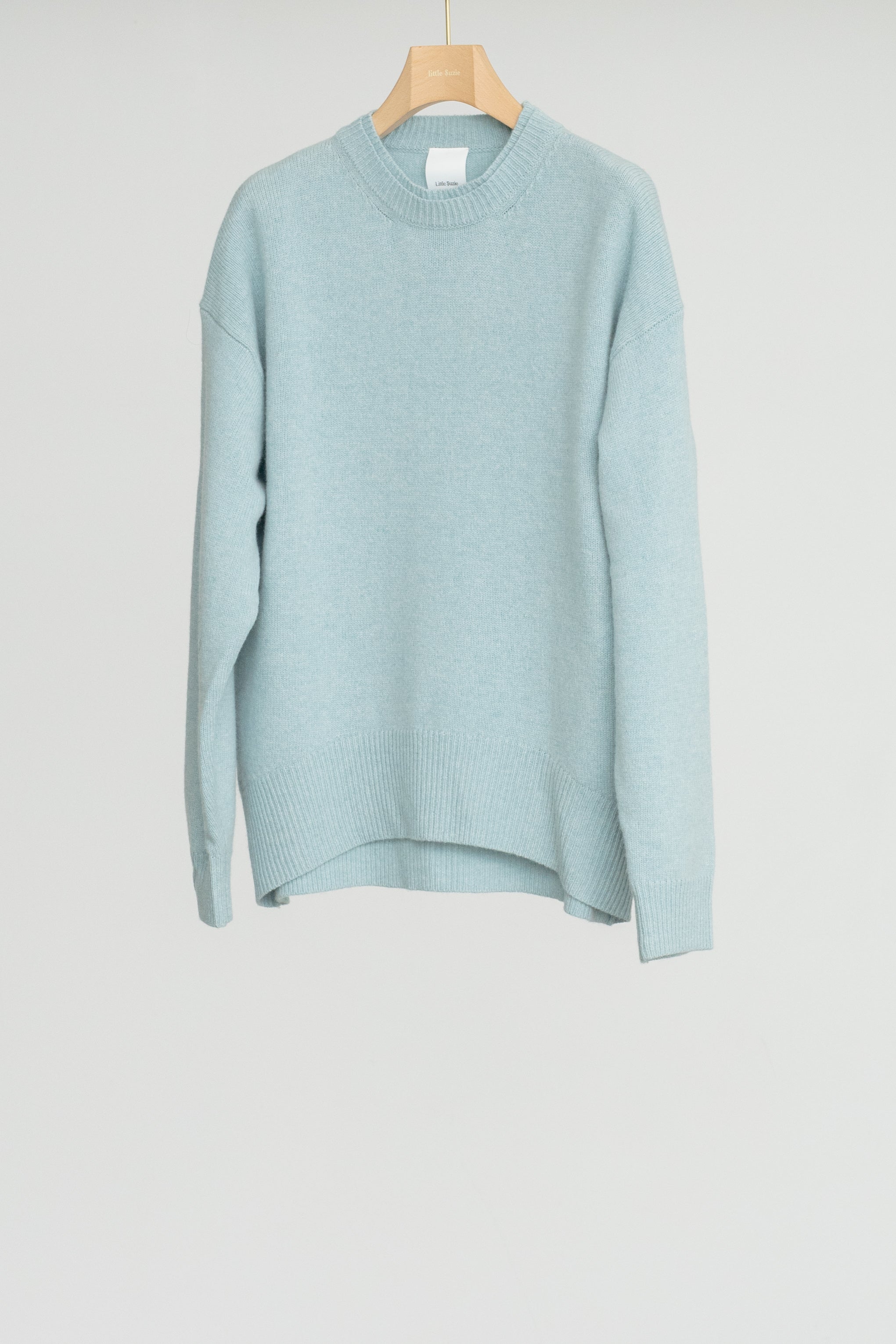 【展示会/後】Extra Fine Merino Wool  Double Neck Knit Pullover (ls54556K) ¥31,900