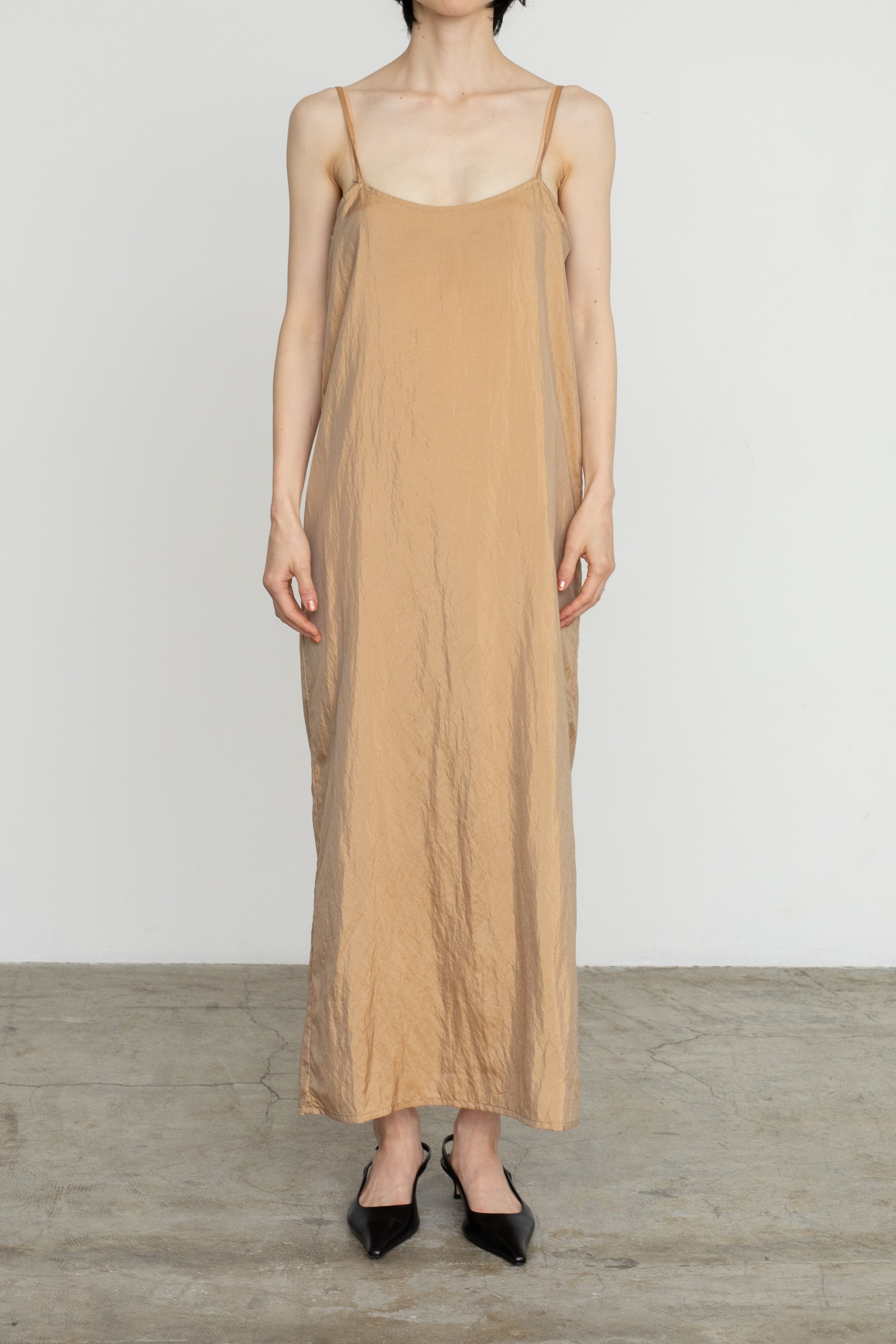 【展示会/後】Nylon Silk Camisole Dress (ls54545D) ¥39,600