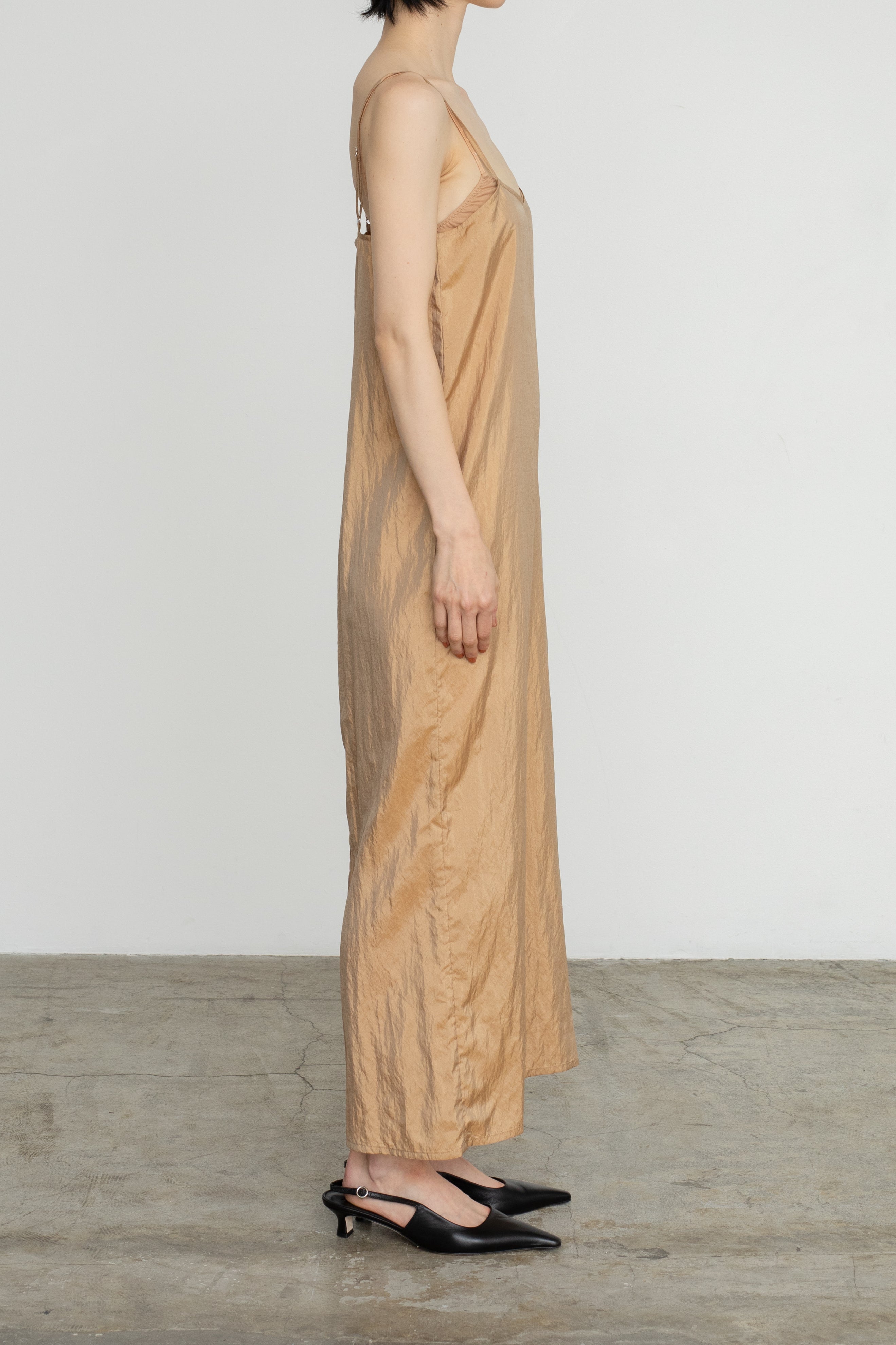 【展示会/後】Nylon Silk Camisole Dress (ls54545D) ¥39,600