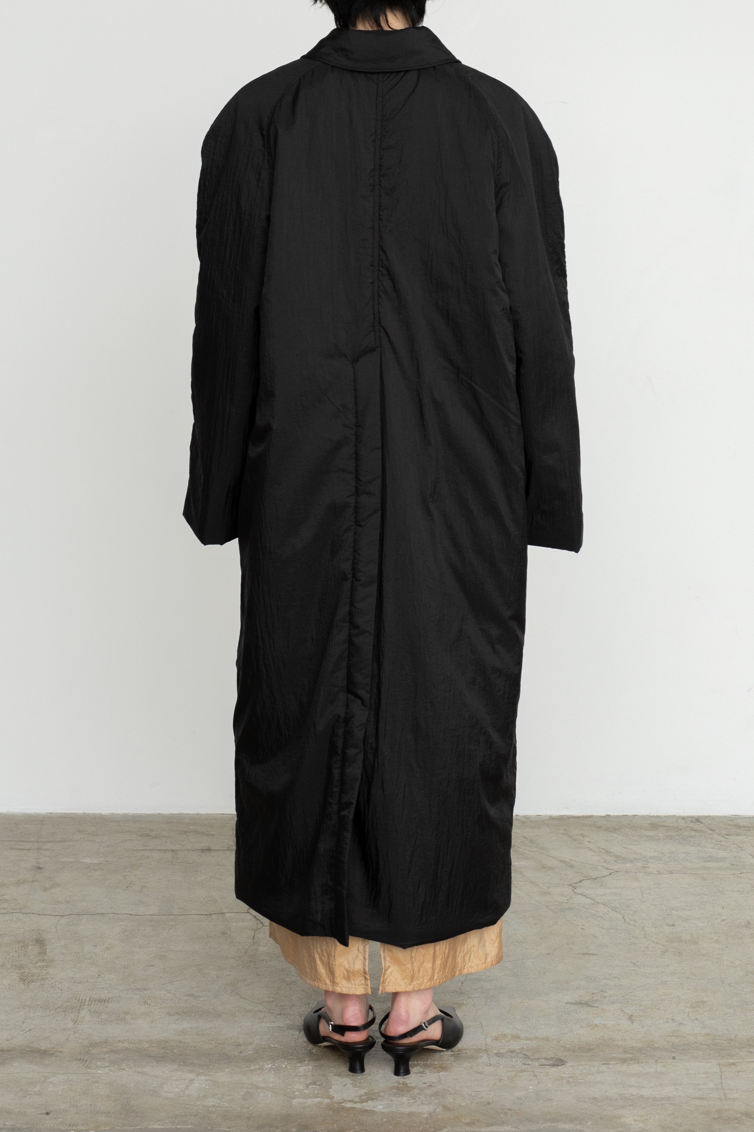 【展示会/後】Sheer Nylon Patted Long Coat (ls54535J) ¥79,200