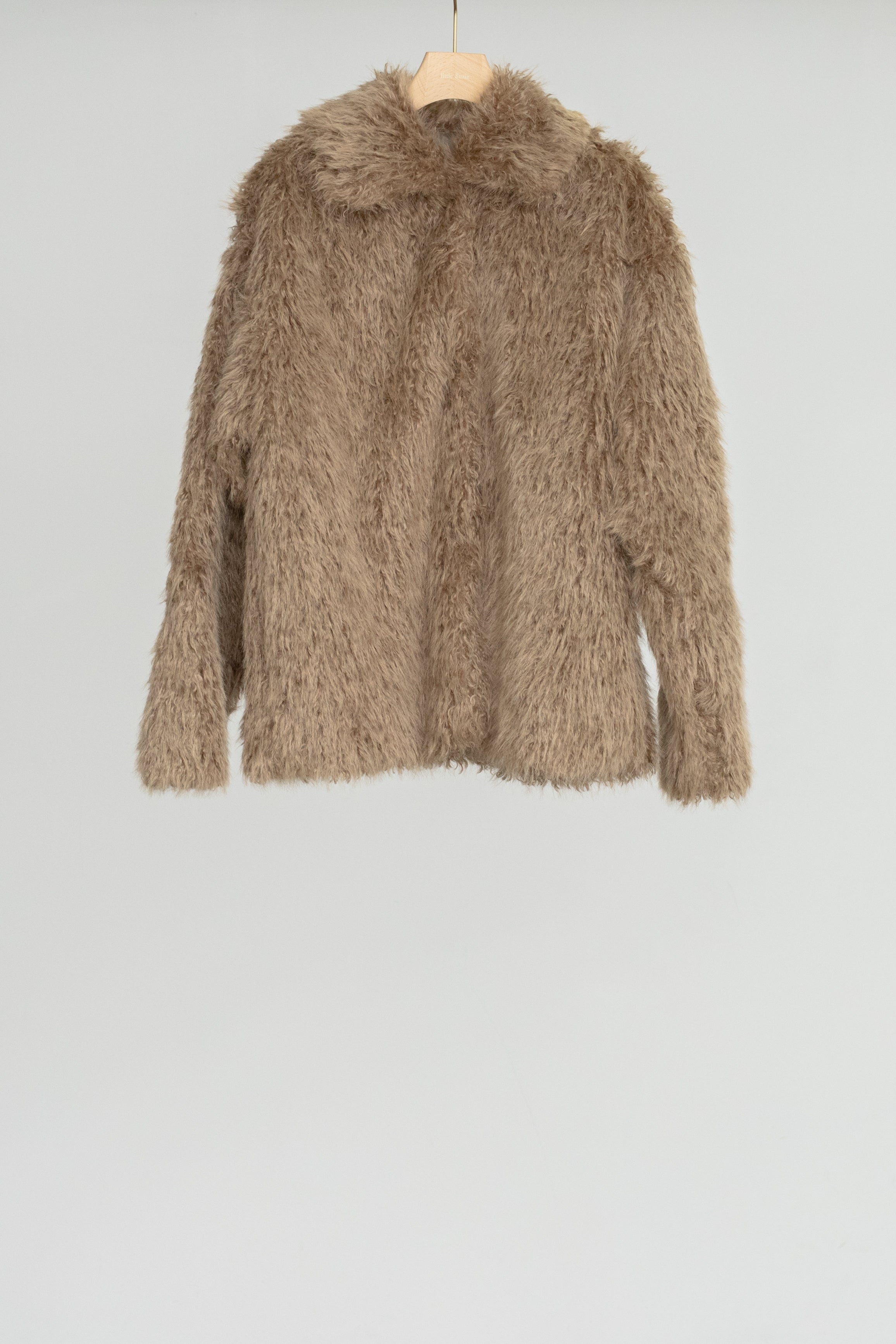 【展示会/後】Eco Fur Snap Front Jacket (ls54536J) ¥47,300