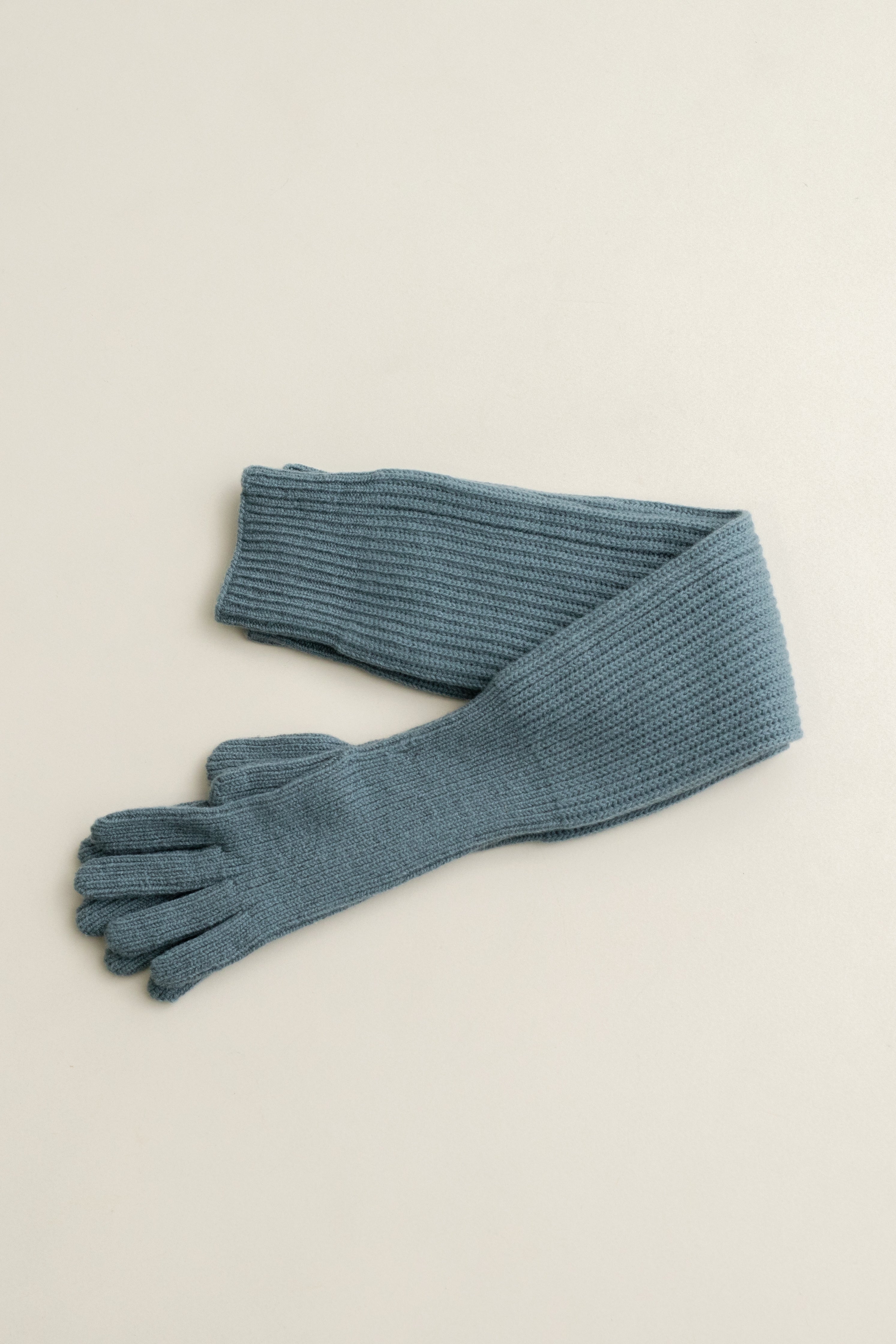 【展示会/後】Extra Fine Merino Wool Knit Long Gloves (ls54558A) ¥20,900