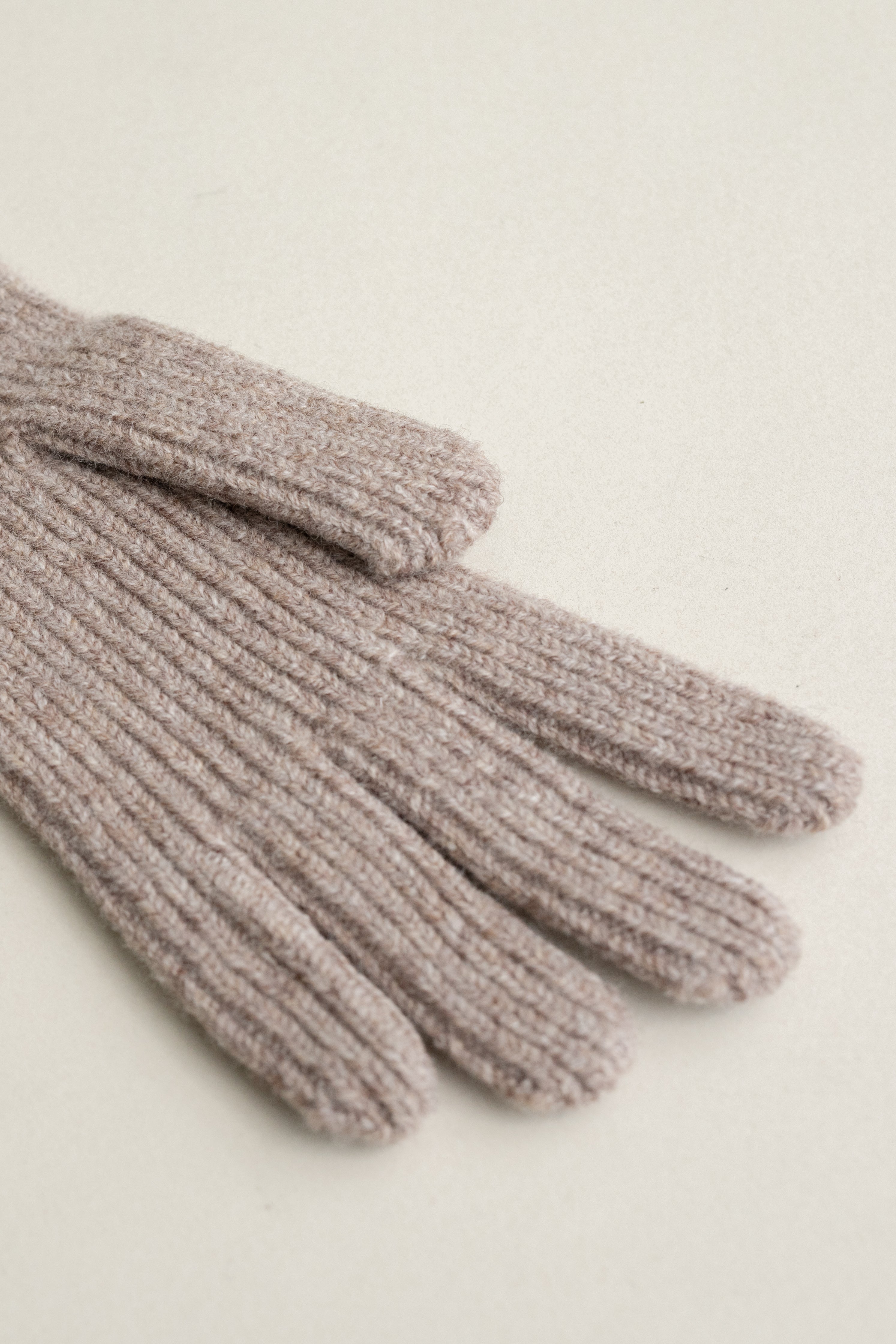 【展示会/後】Extra Fine Merino Wool Knit Long Gloves (ls54558A) ¥20,900