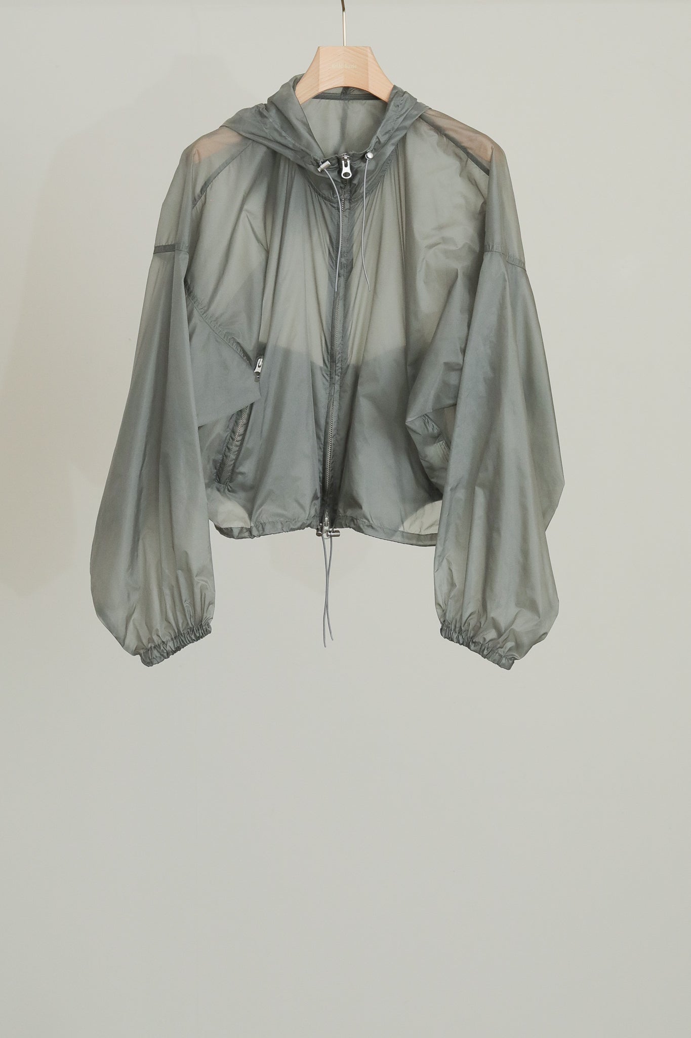 【Pre-order】Skin Taffeta See-through Balloon Parka（ls52488J）