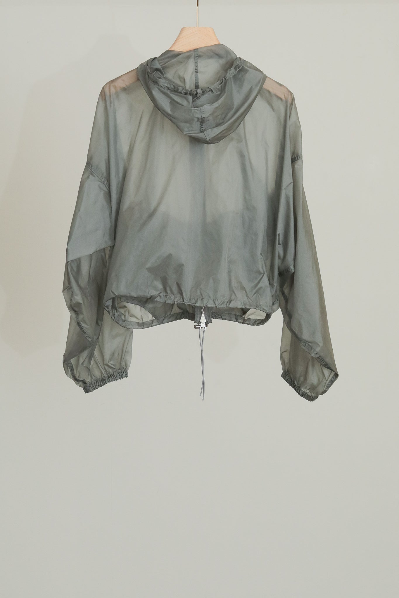 【Pre-order】Skin Taffeta See-through Balloon Parka（ls52488J）