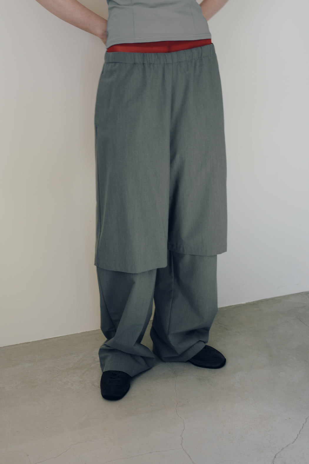 Wooly Nylon Detachable Easy Pants (ls64615P)