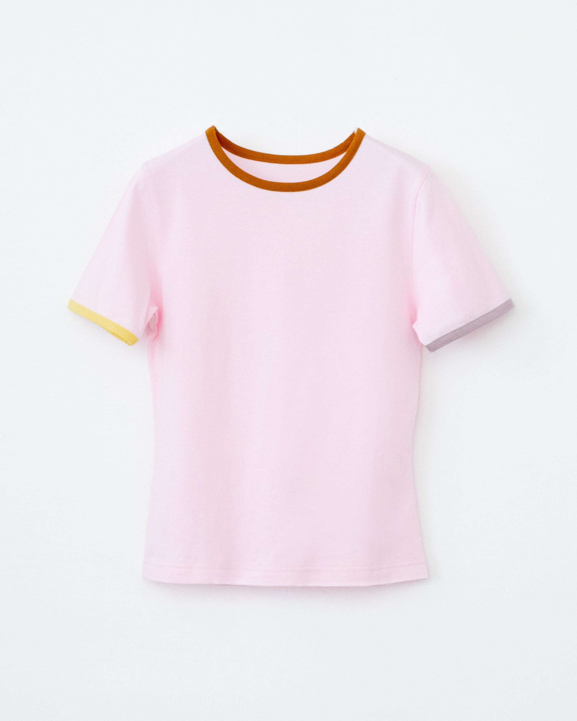 Multi Color Piping Fitted Tee(ls64629T)