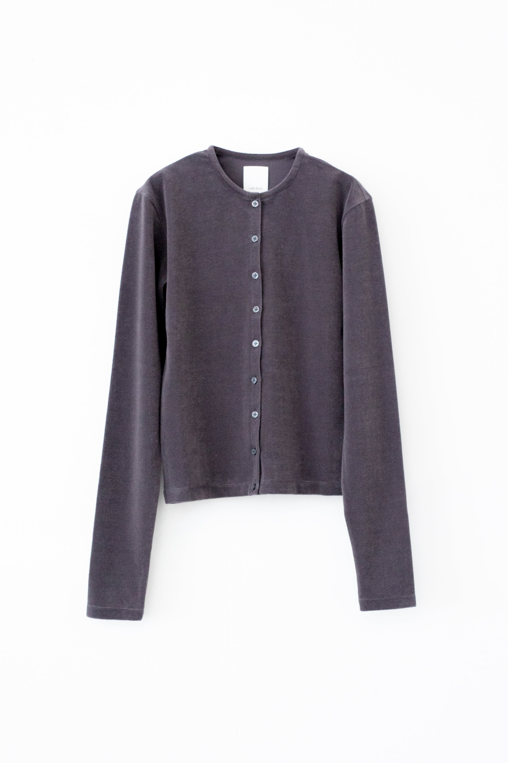 High Gauge Pile Tight Hem Cardigan (ls64618T)