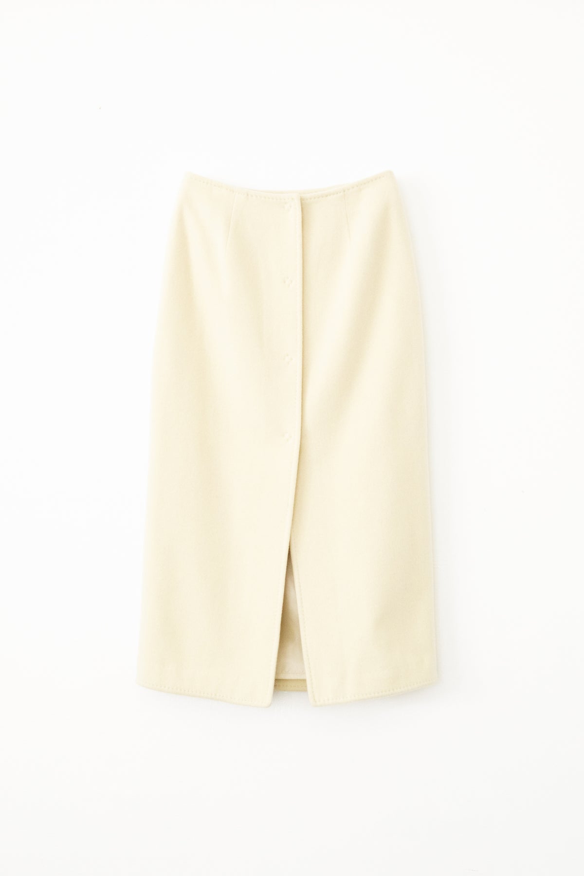 【展示会/後】Recycled Wool Nylon Wrapped Skirt (ls64603S) ¥37,400-